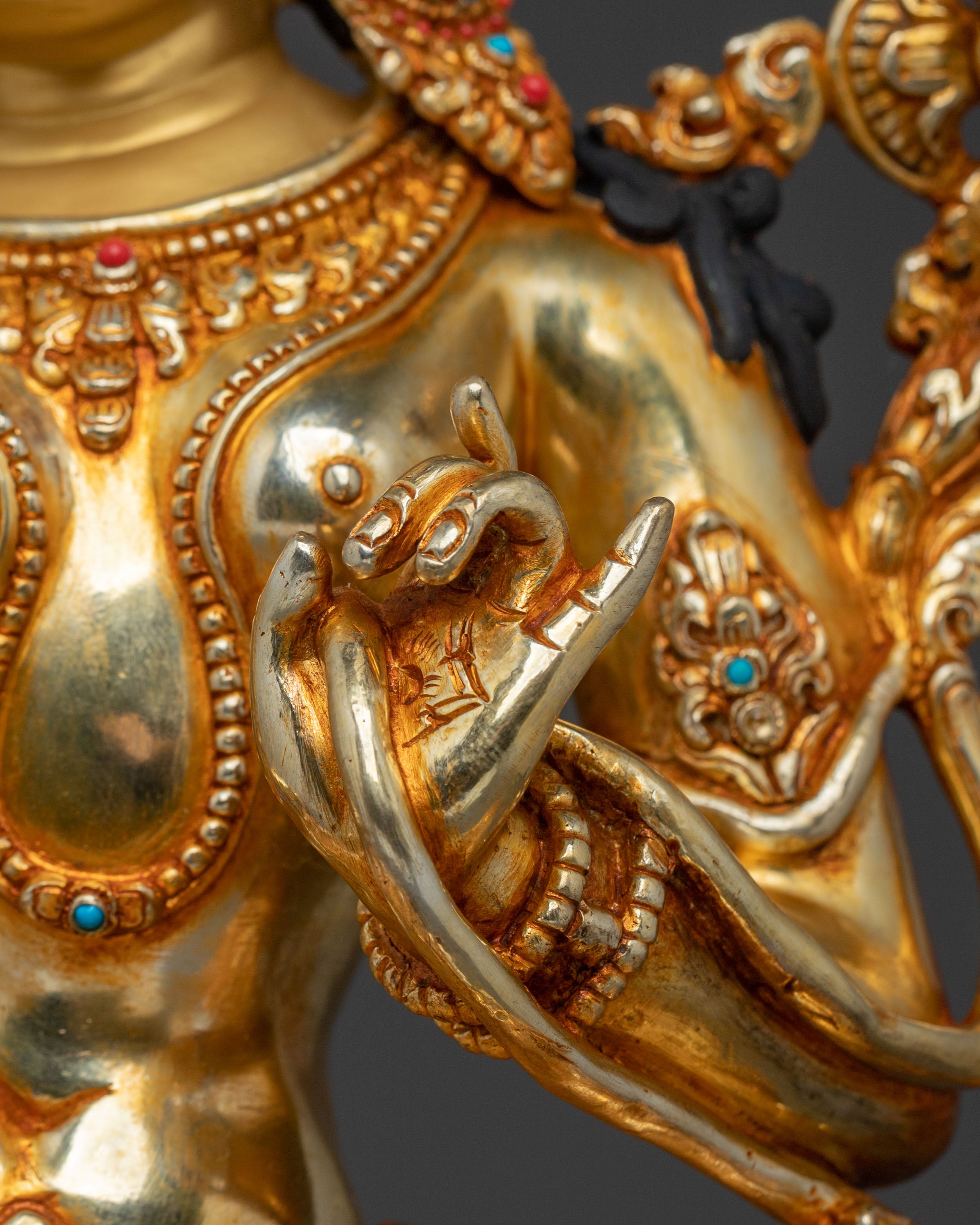 Green Tara Spiritual Statue | Female Bodhisattva