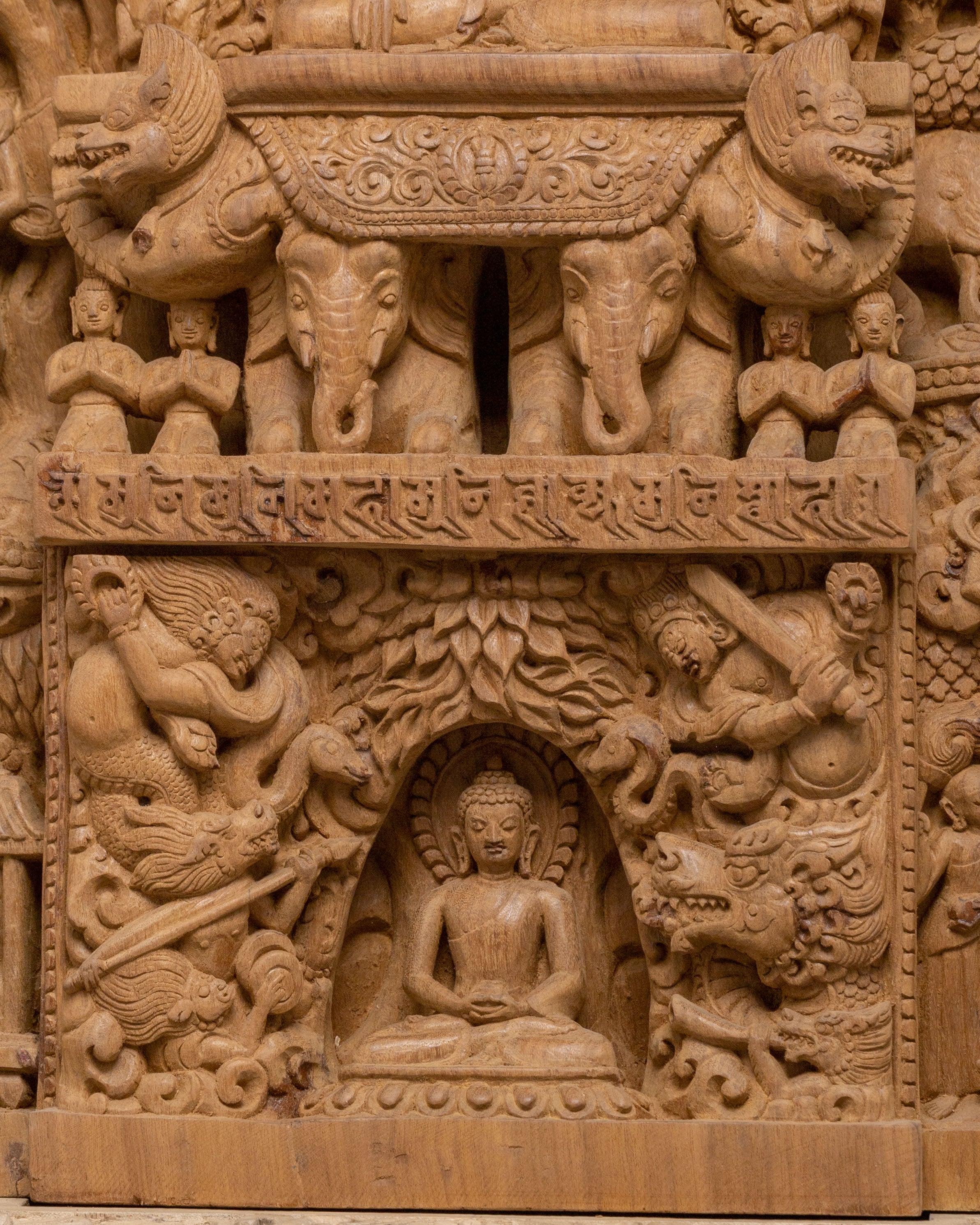 Shakyamuni Buddha Wooden Sculpture | Life of Buddha Carvings