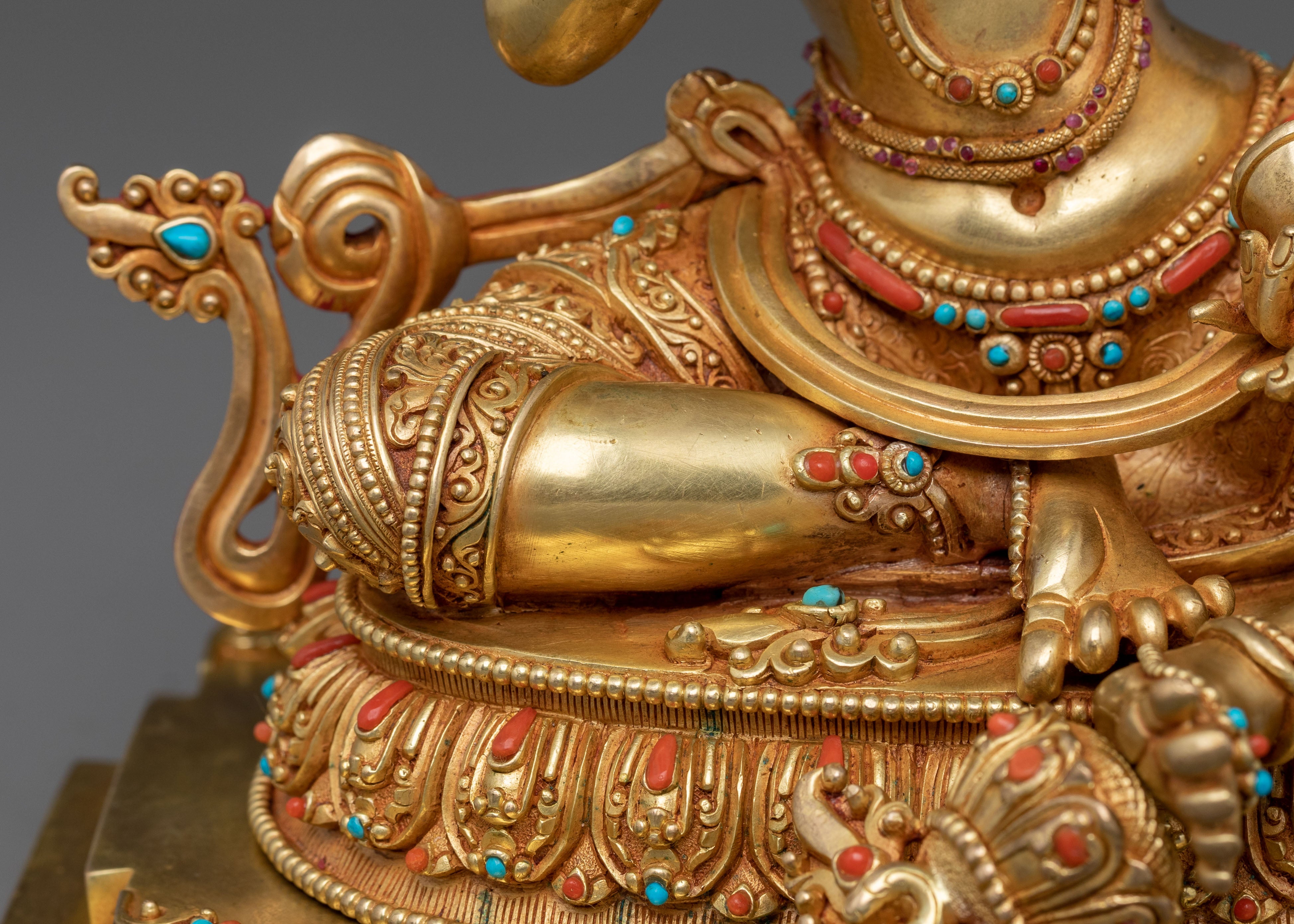 Vajrasattva Handcrafted Sculpture | Buddhist Purification Deity