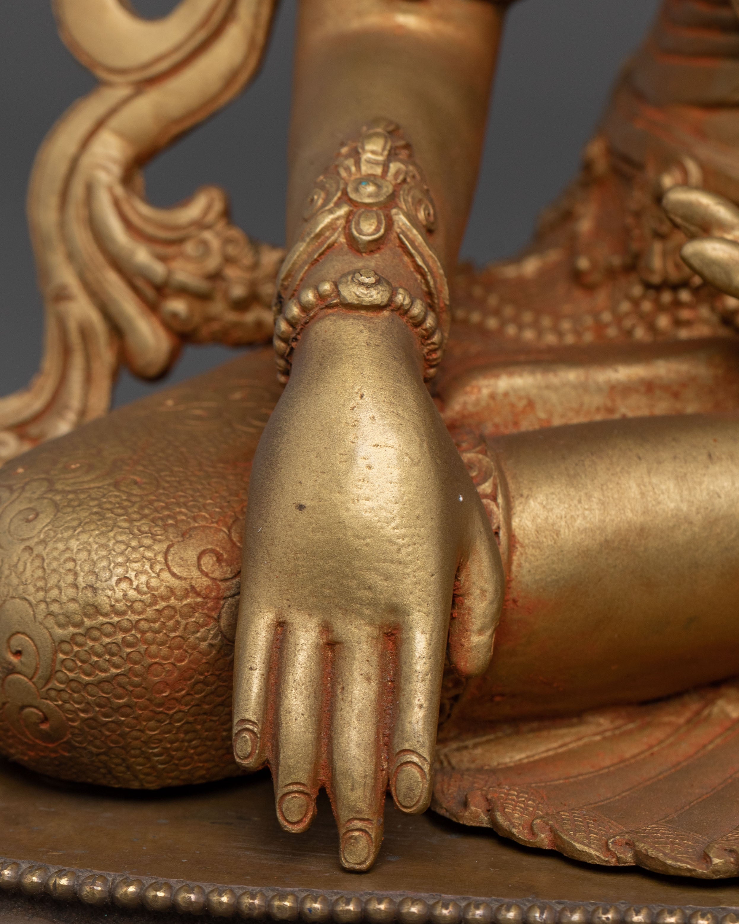 Crown Shakyamuni Statue | Sacred Altar Decor