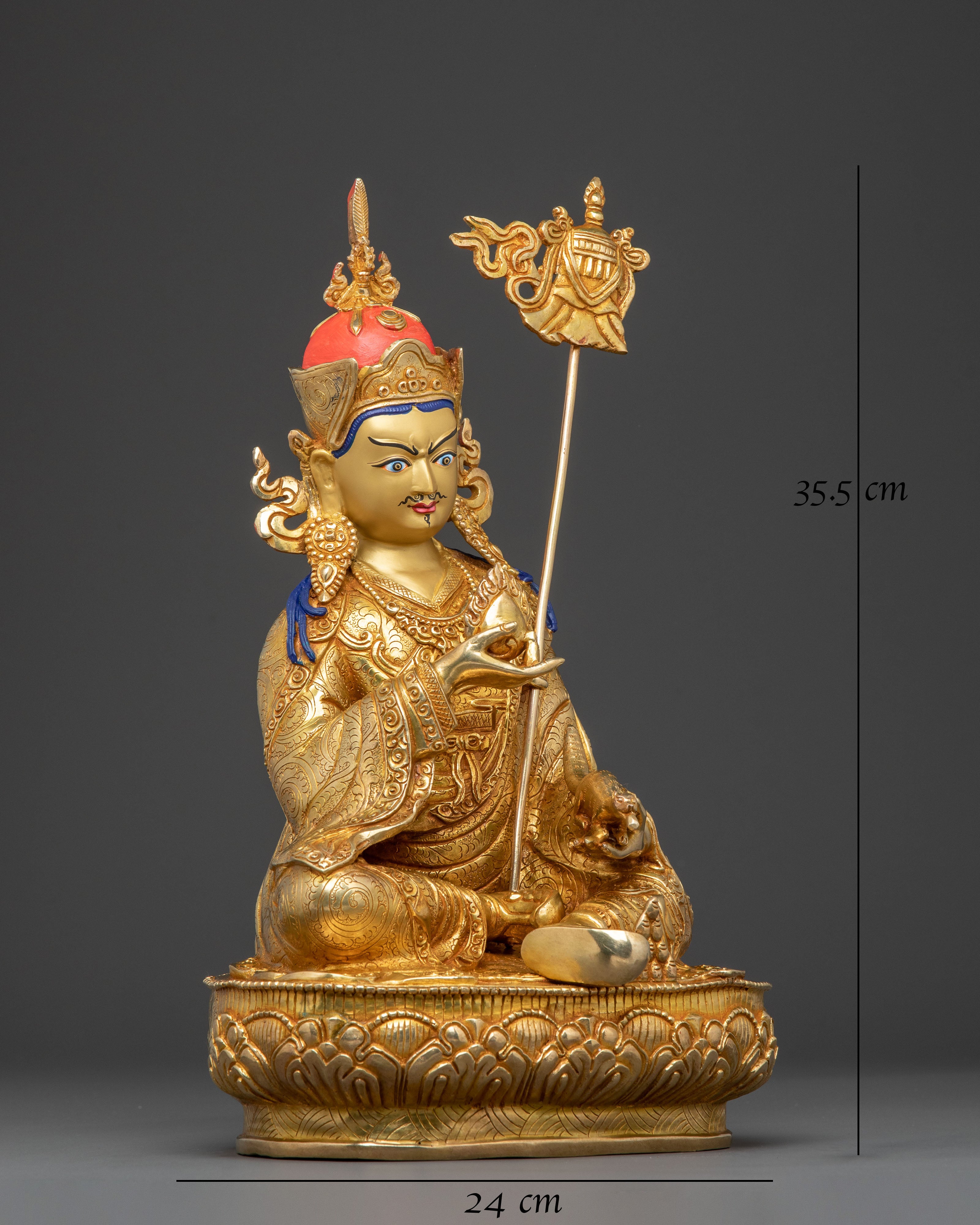 Guru Norlha Handcrafted Statue | Spiritual Decor