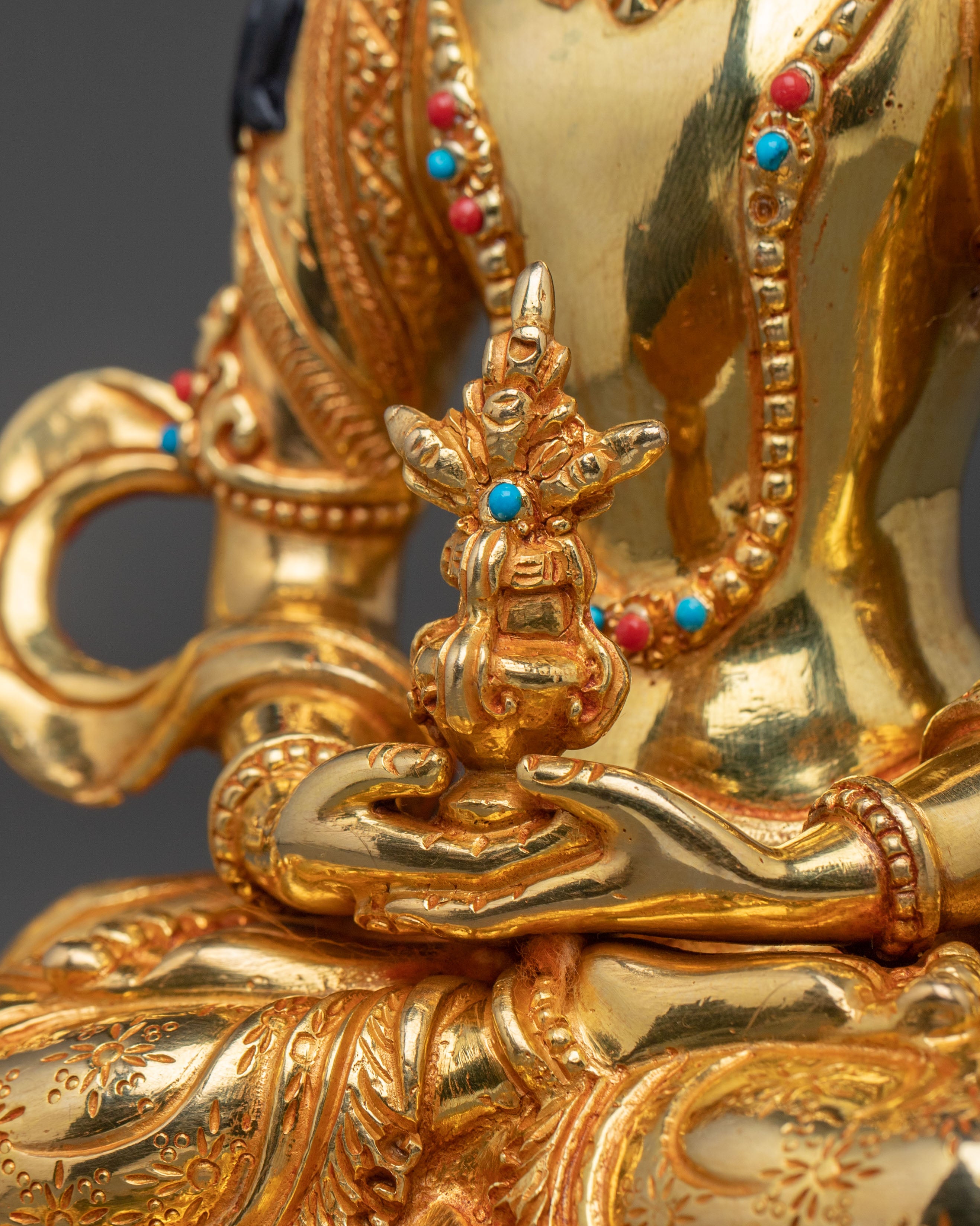 Divine Protection: Amitayus Buddha of Long Life Handmade Statue