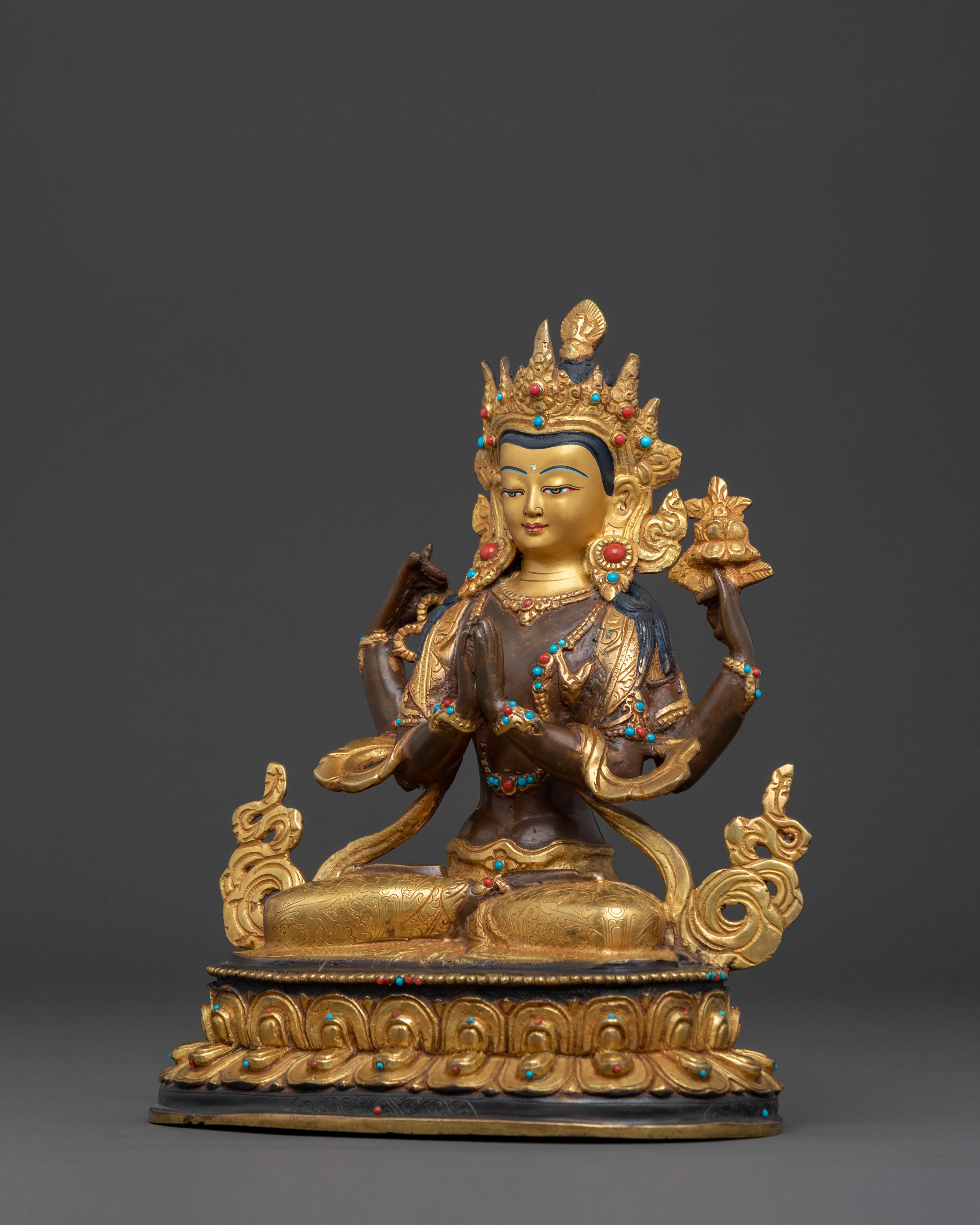 Chenrezig Compassion Statue | Meditation Altar Decor