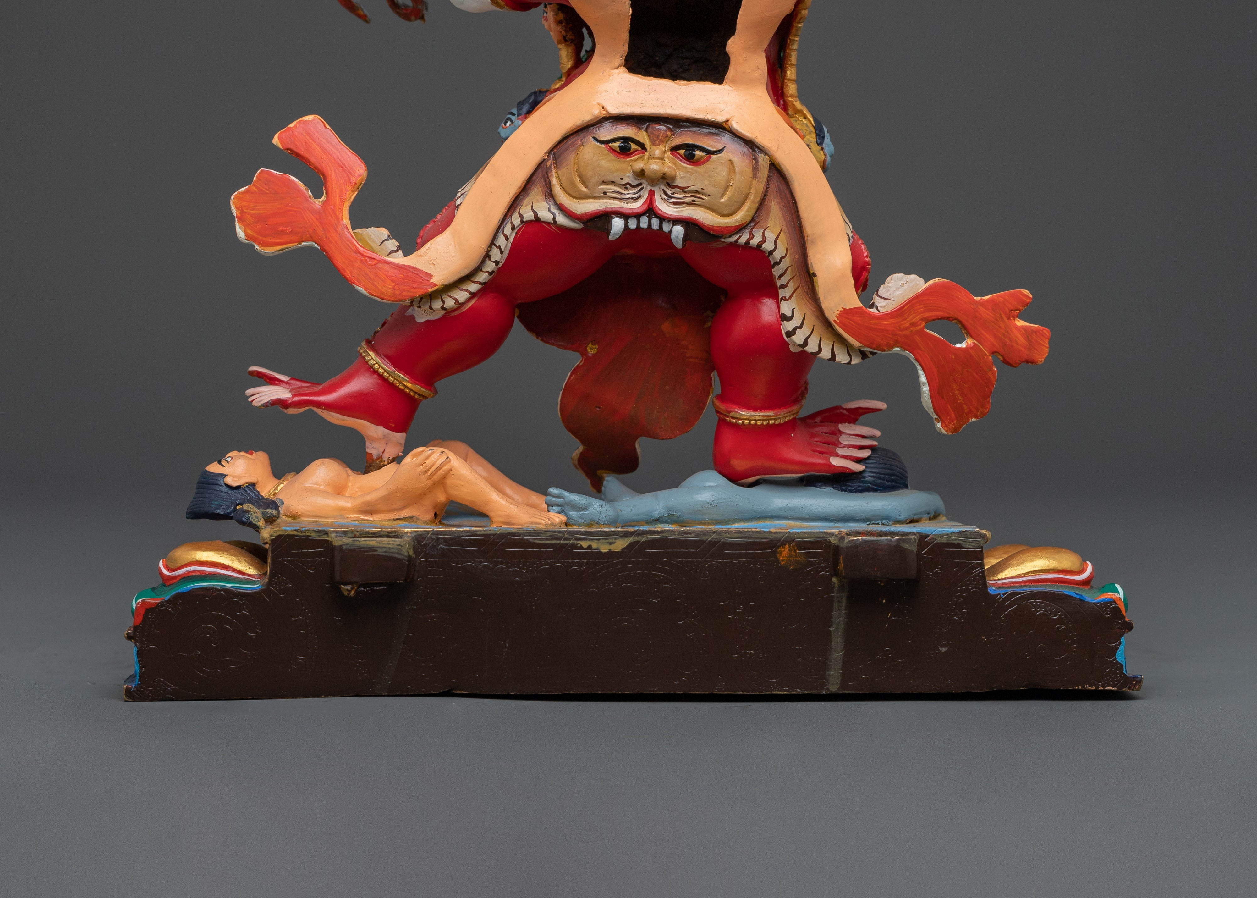 DandaPani Sacred Figure: Copper Sculpture