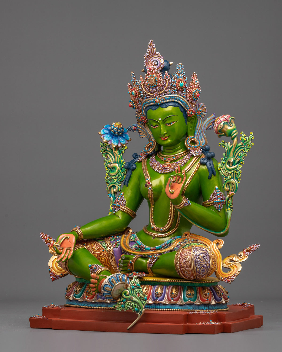 Green Tara Sculpture | Mother of All Buddha
