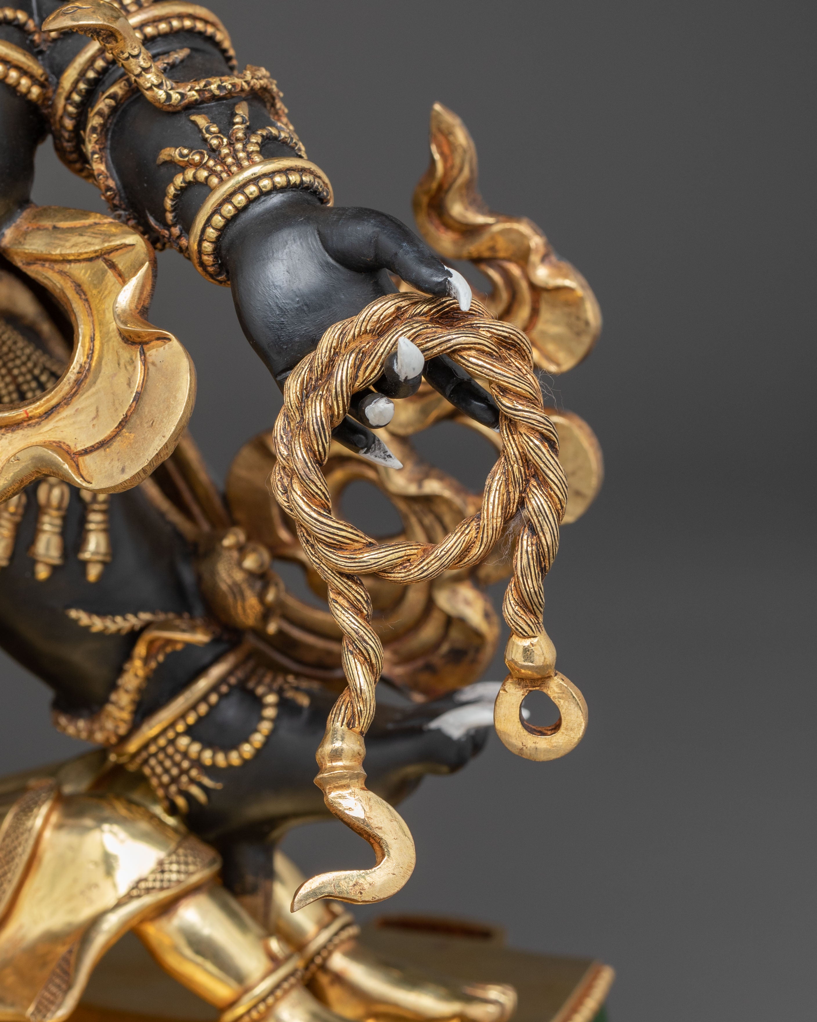 Handmade Magnificent Statue of Six-Armed Mahakala