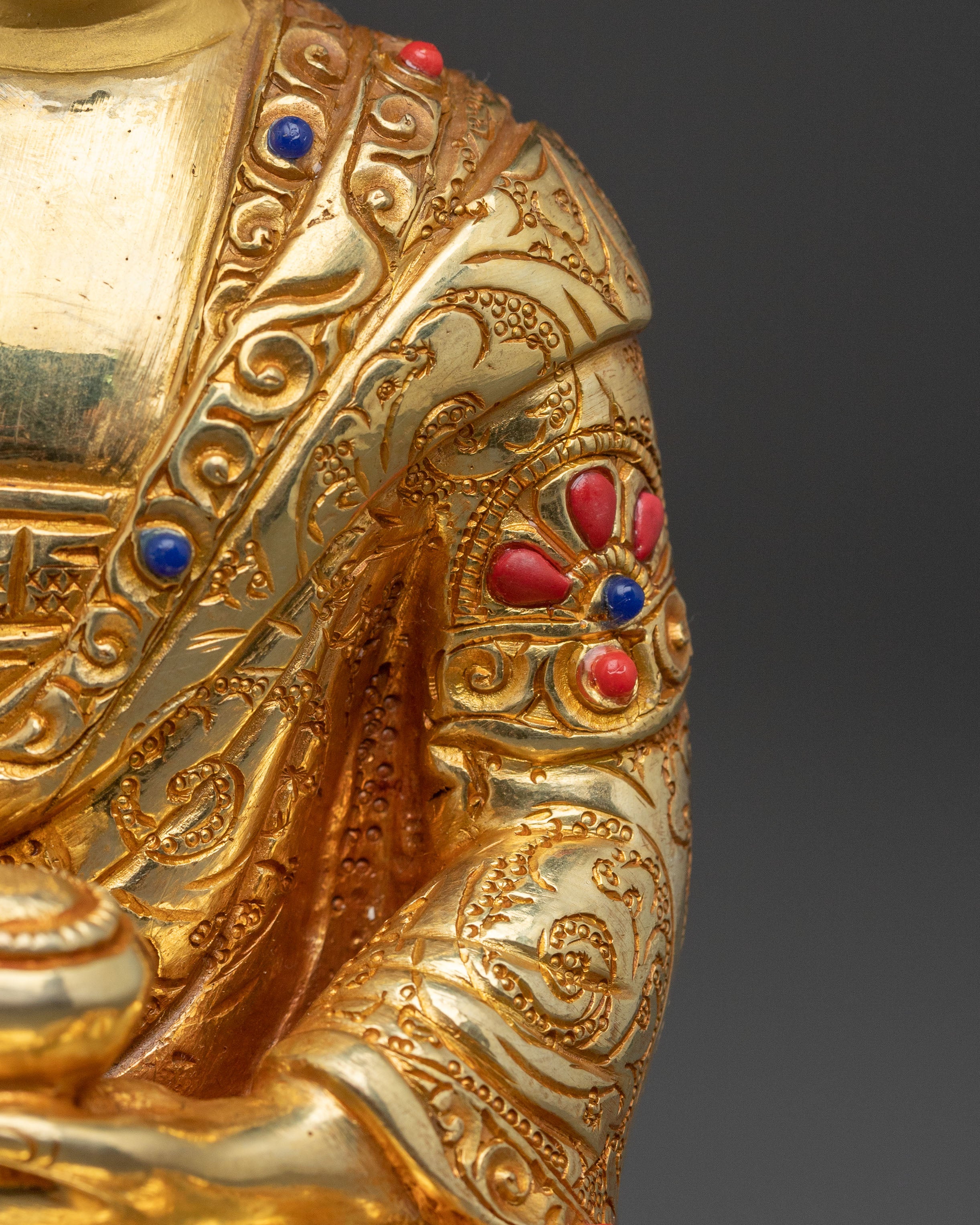 Tibetan Shakyamuni Buddha Sacred Figurine for Altar