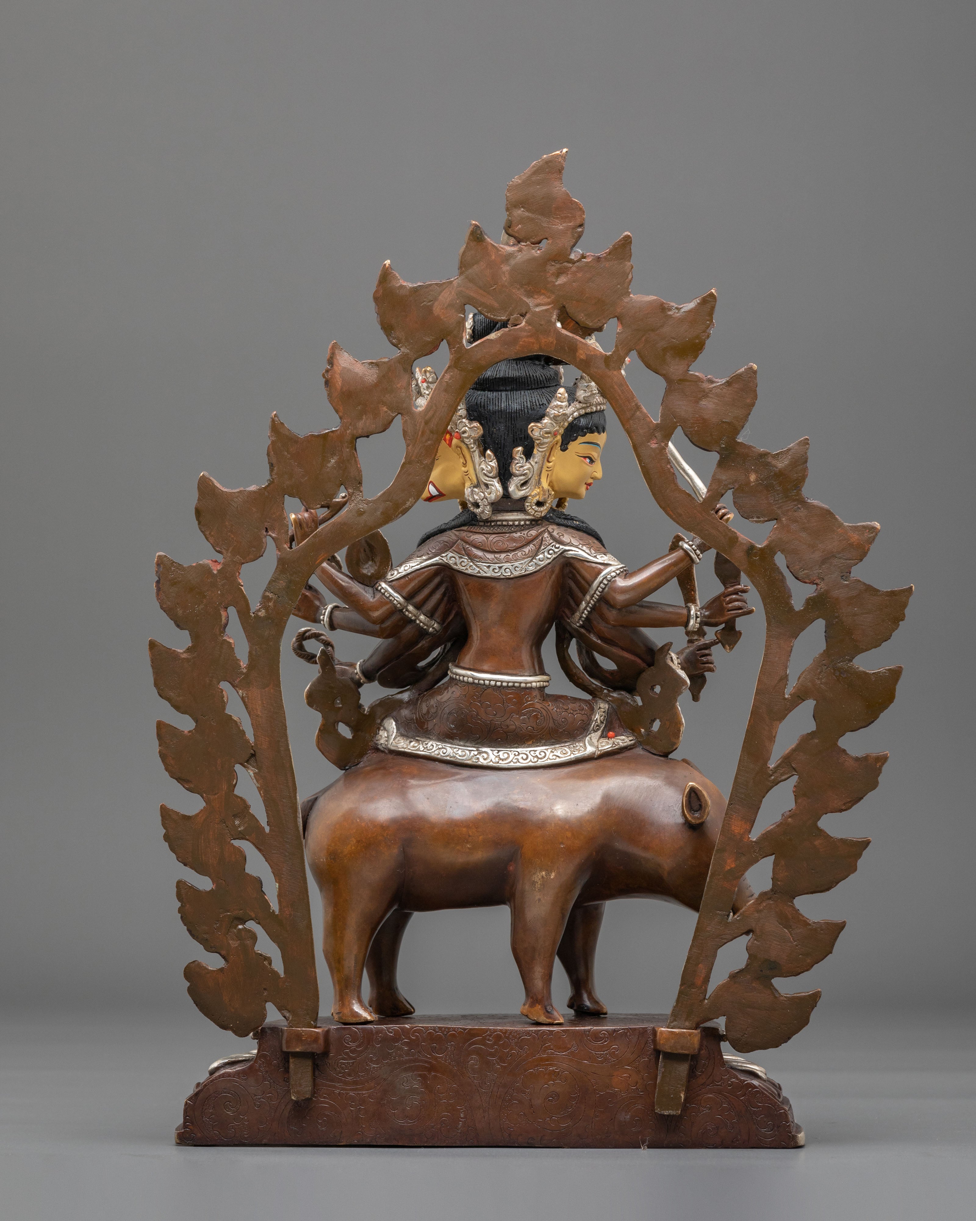 Marici Oxidized Copper Sculpture | Divine Protector