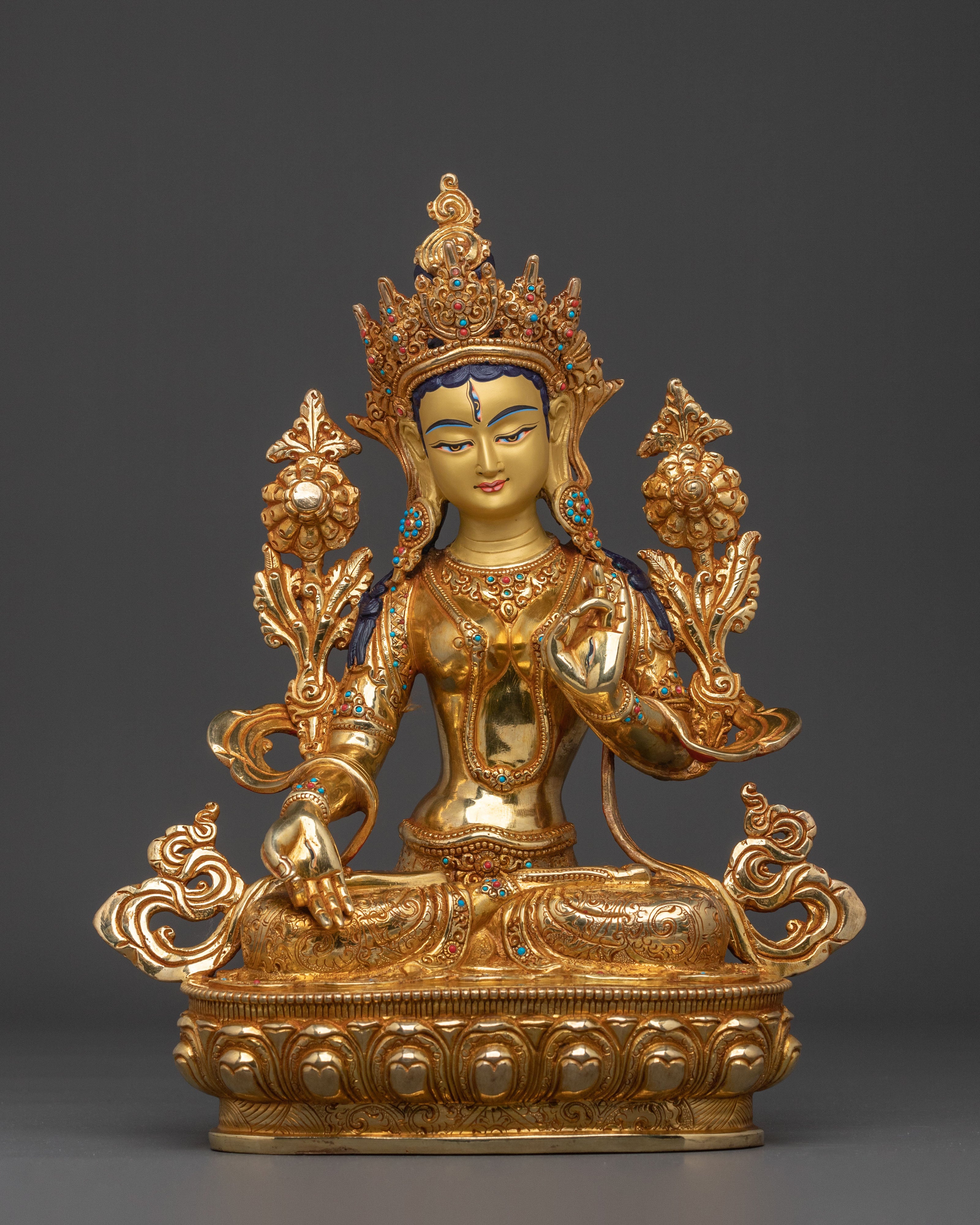 White Tara Sacred Statue | Buddhist Goddess