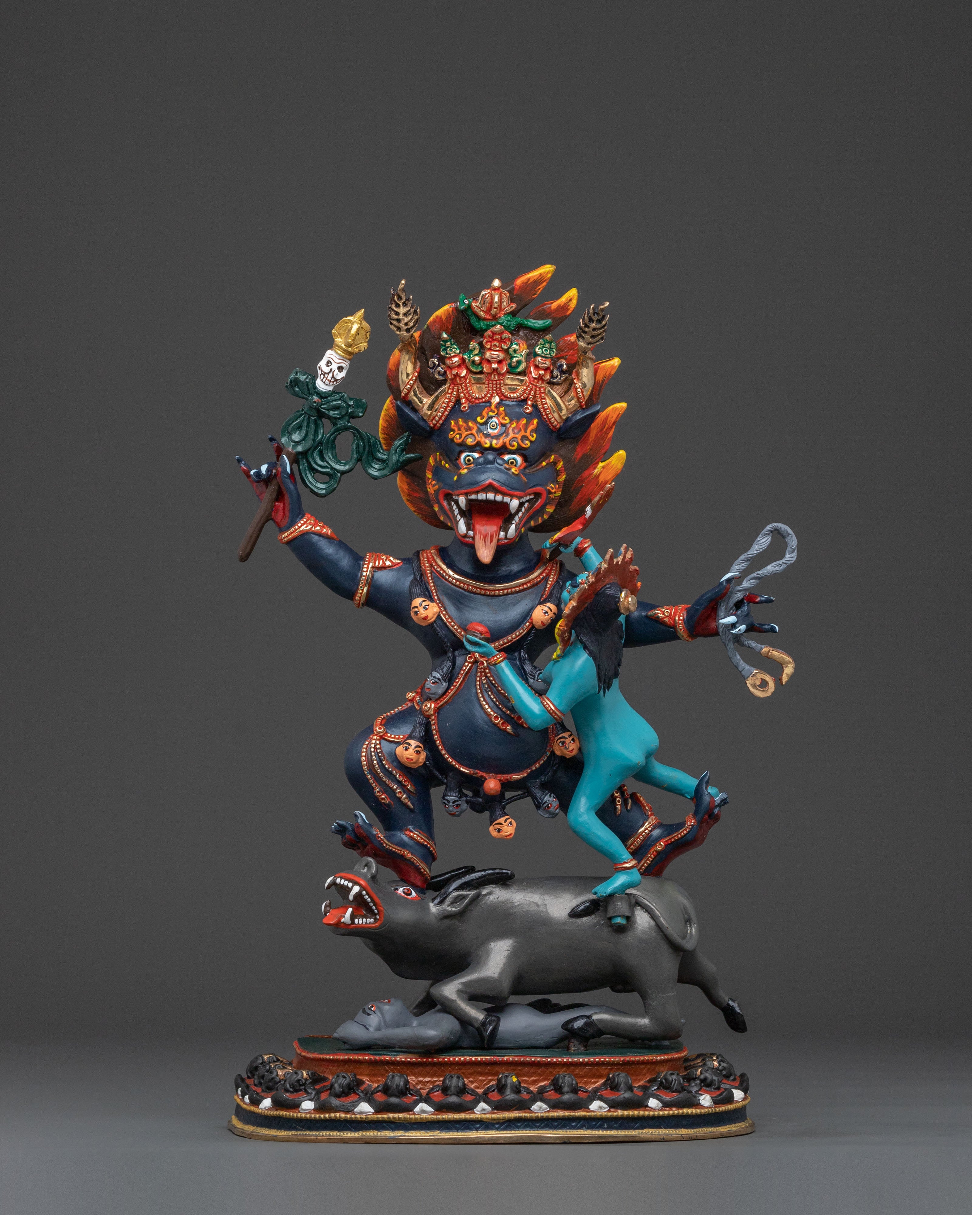 Yama Dharmaraja Sculpture | Guardian of Dharma