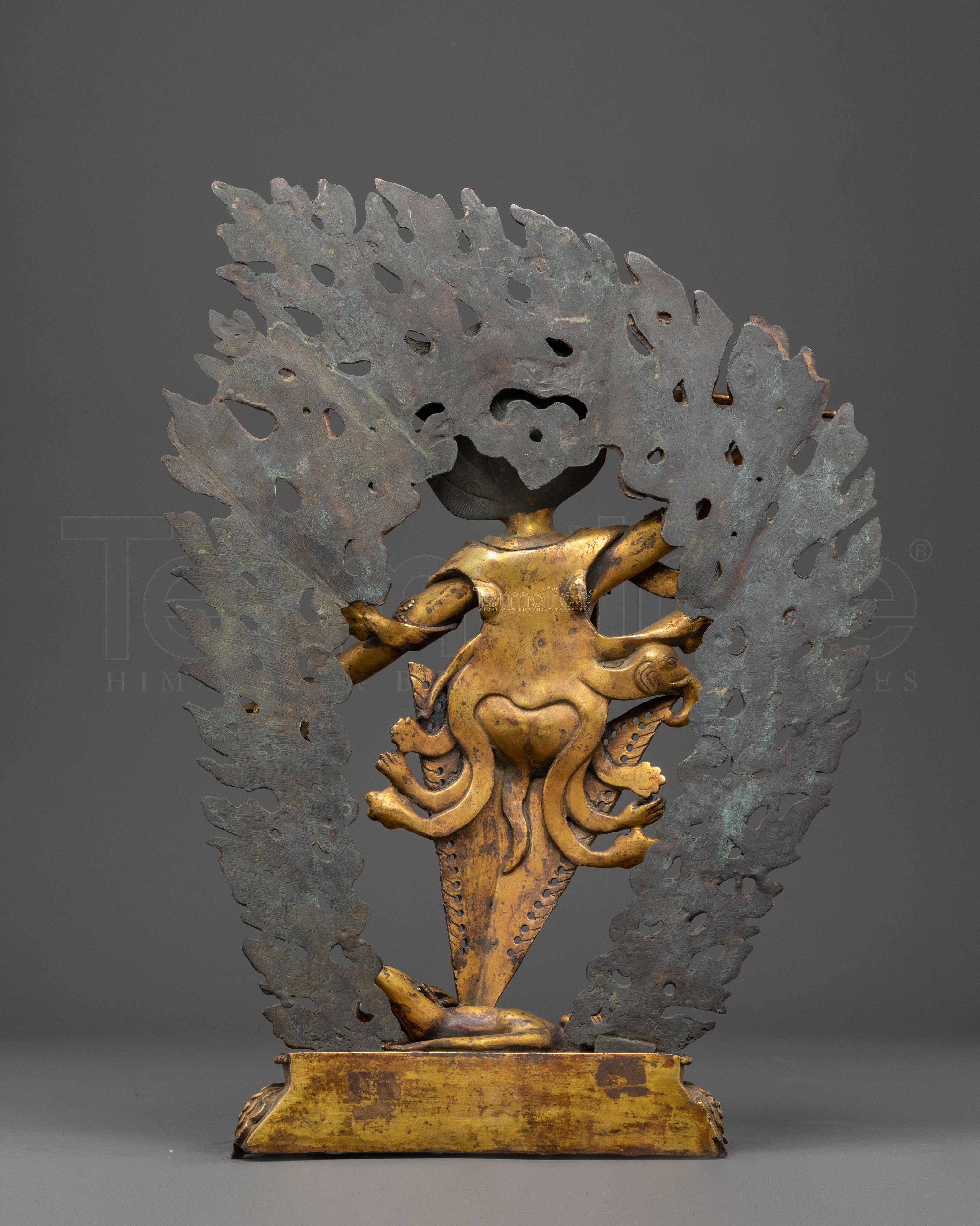 Handmade Makara Mukha Kila Statue | Symbol of Spiritual Protection