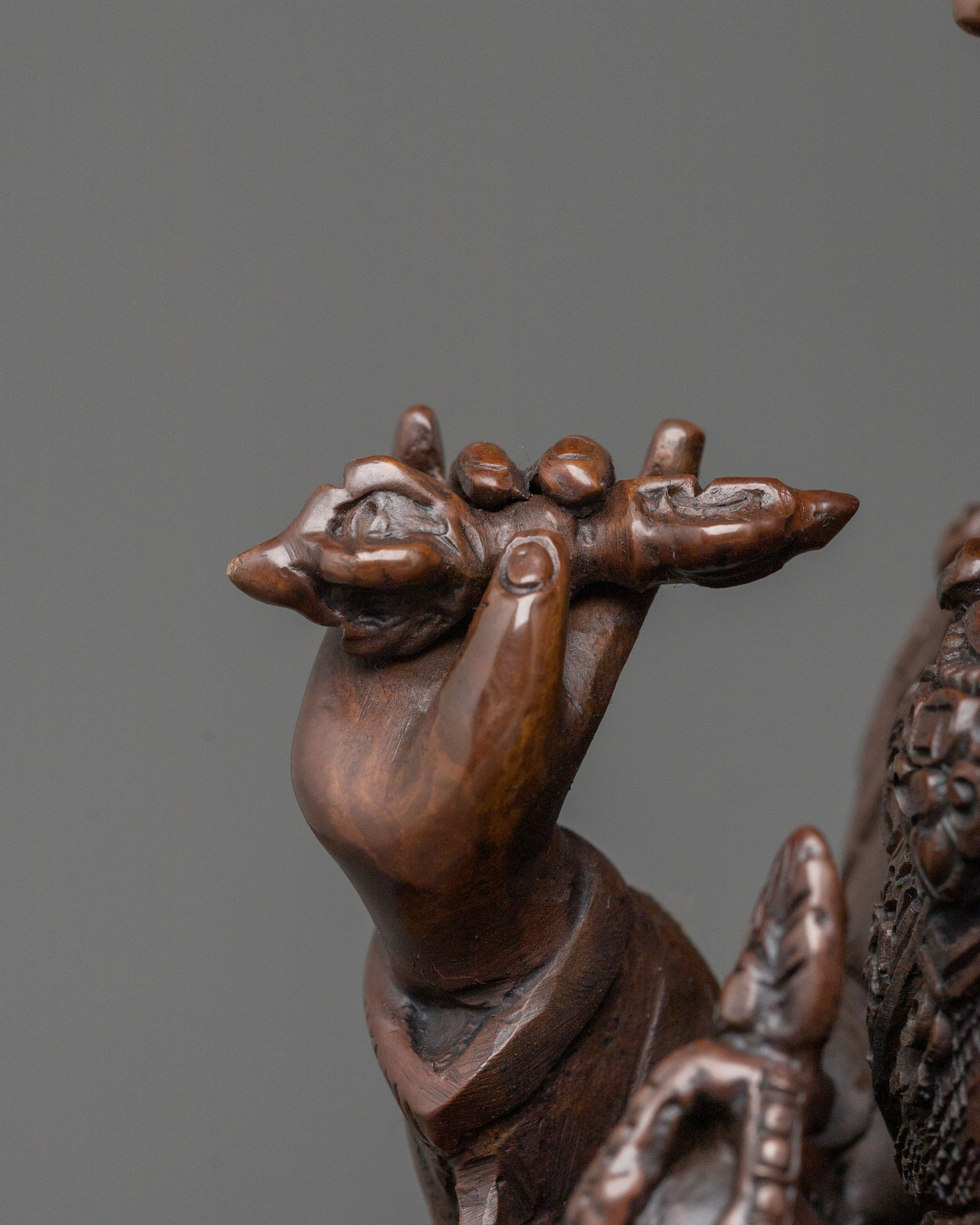 Guru Tsokye Dorje Sacred Buddhist Figurine: Lotus Born Master