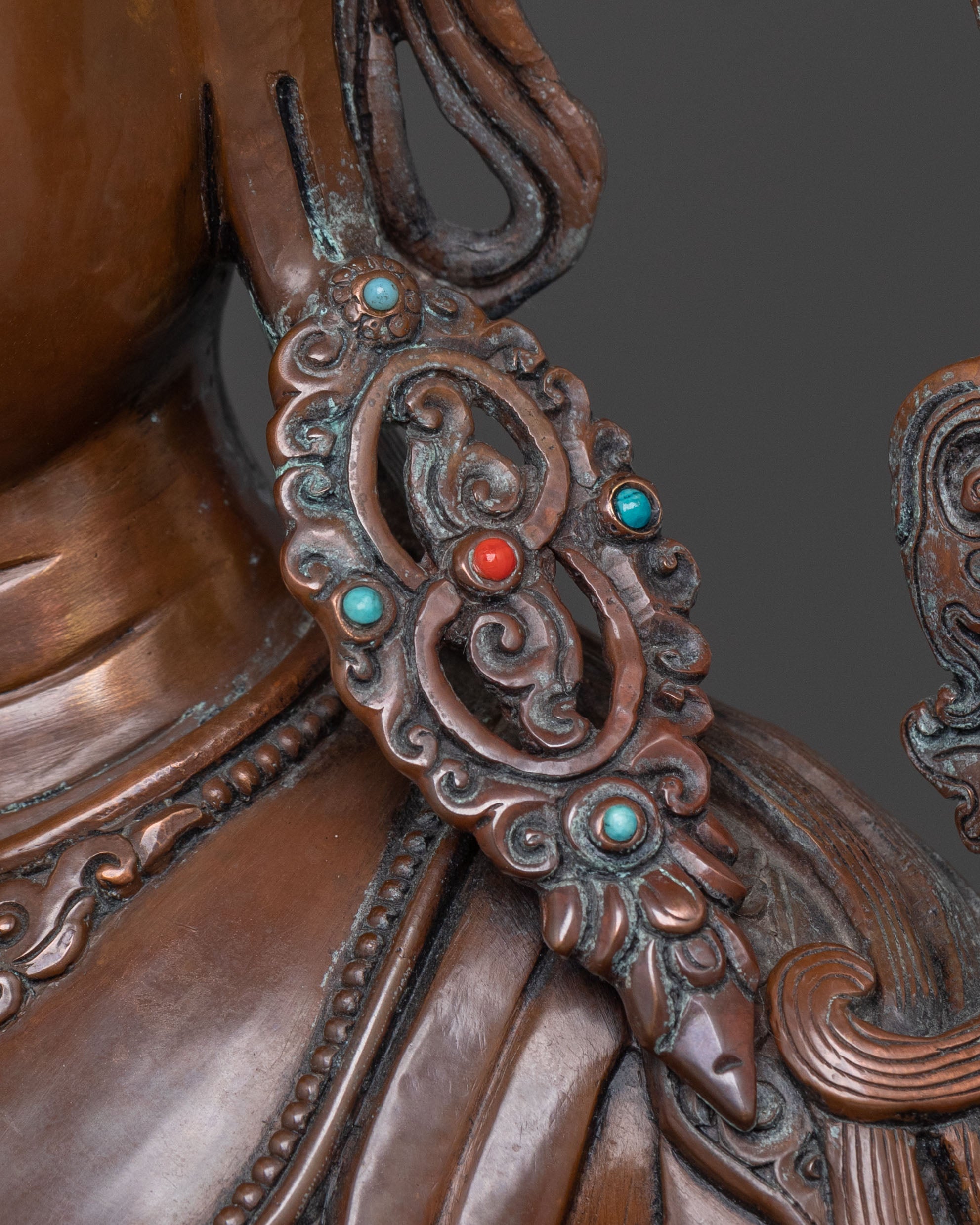 Handmade Green Tara Statue | Buddhist Goddess