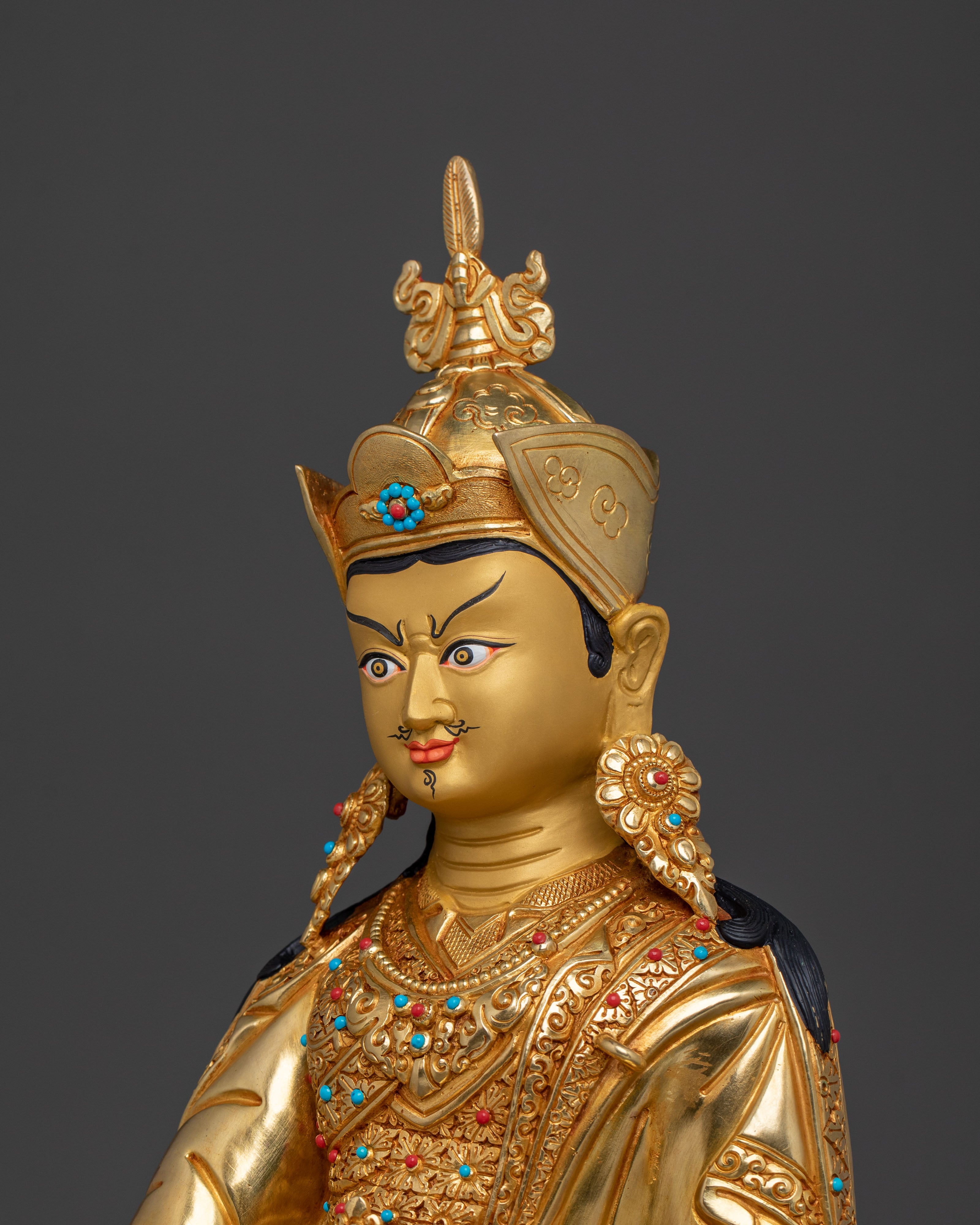 Guru Rinpoche Sculpture | Tantric Master of Tibetan Buddhism