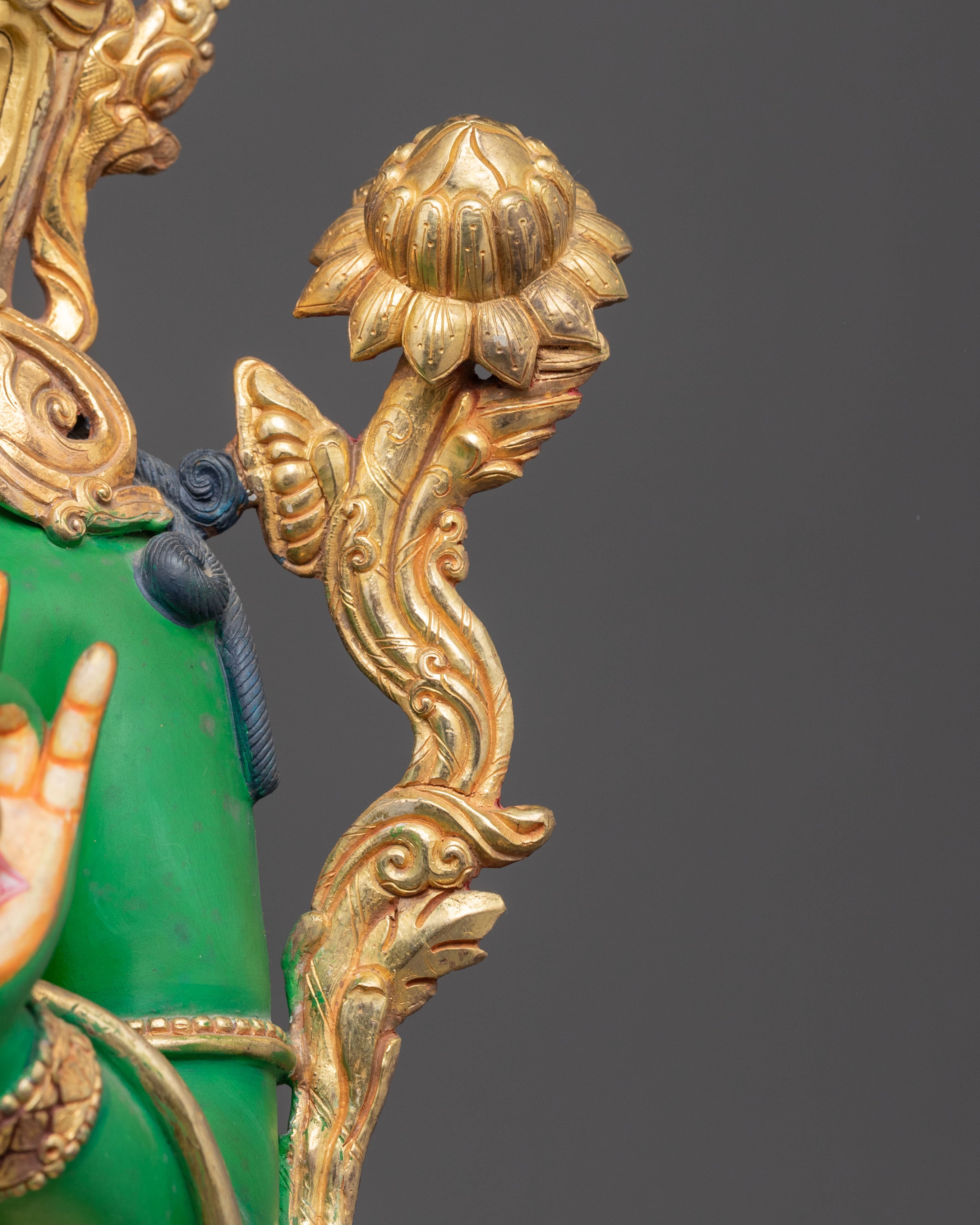 Peaceful Statue of Mother Green Tara | Swift Compassion