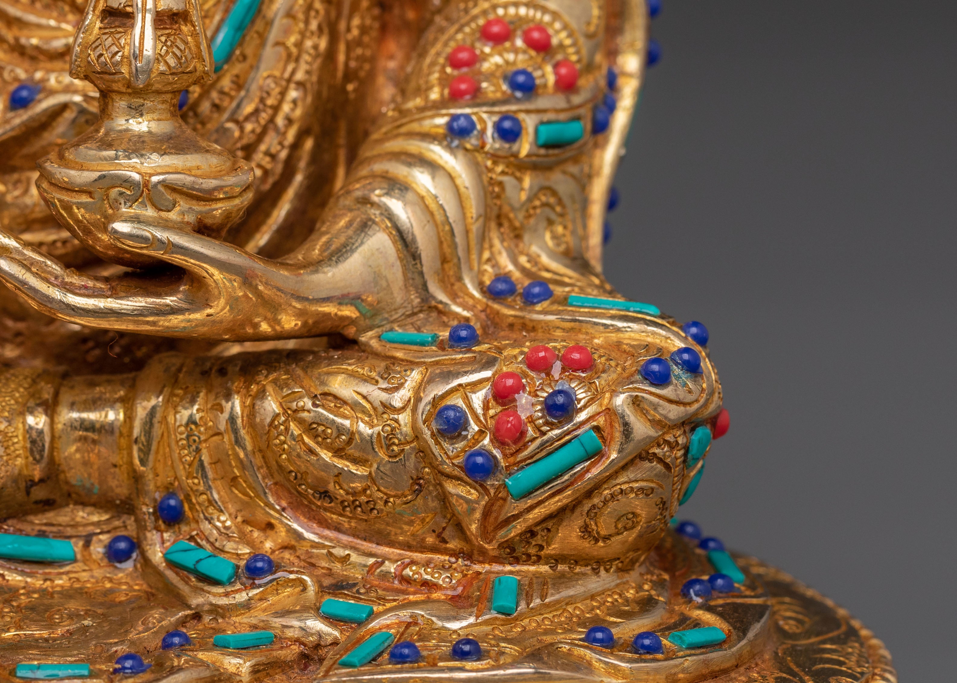 Handcrafted Guru Rinpoche Statue | Lotus Born Master