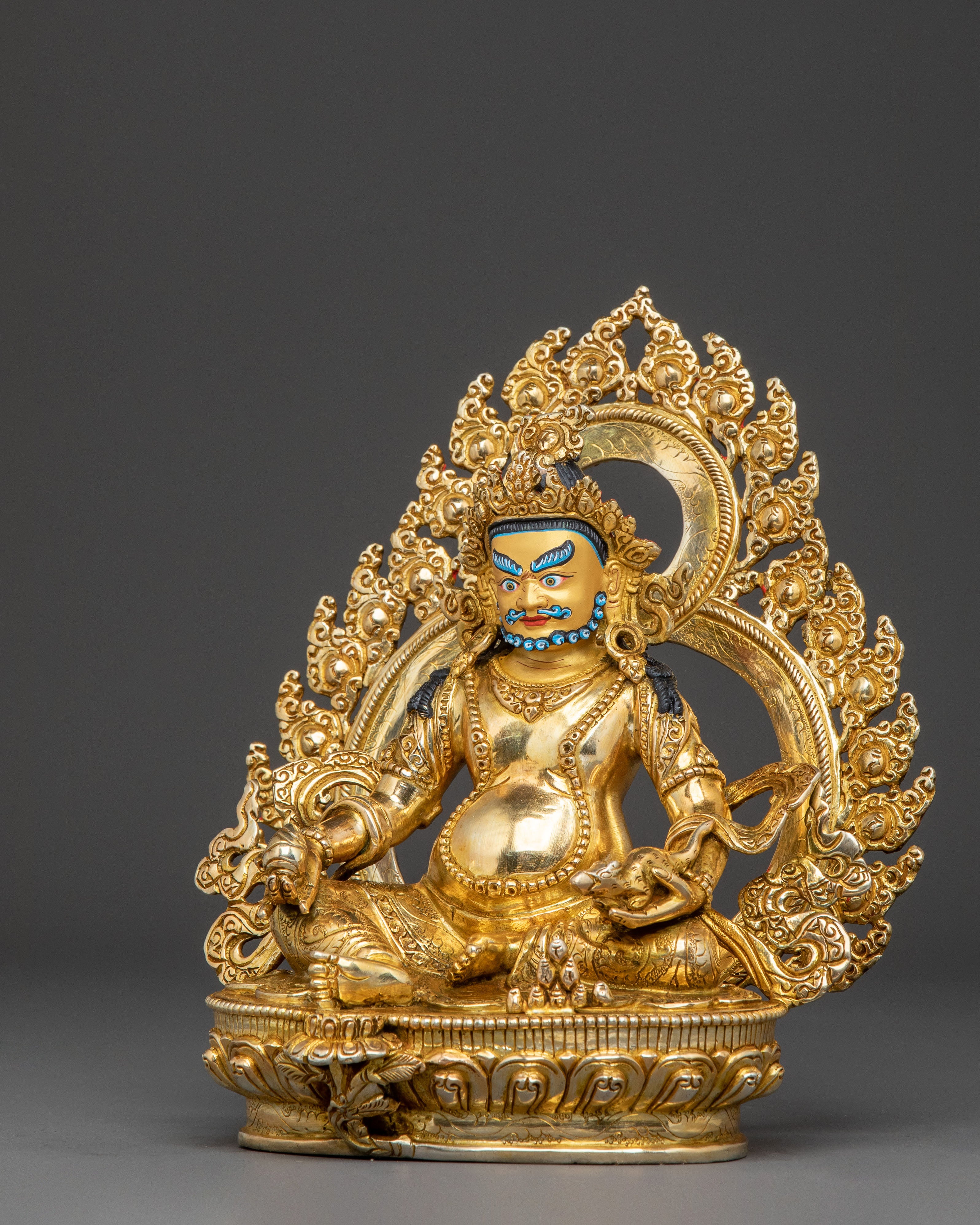 Dzambhala Abundance Statue | Meditational Decor