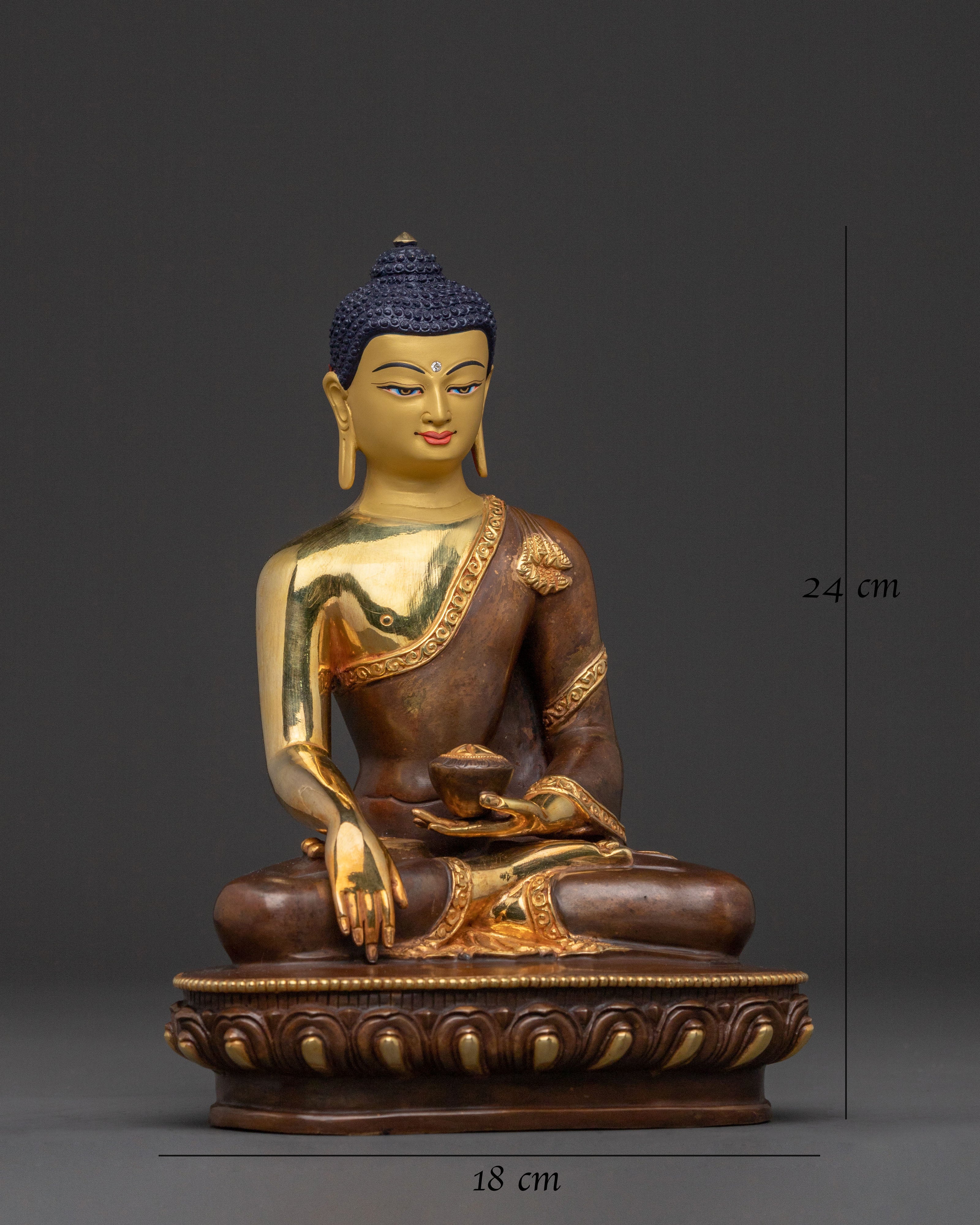 Enlightened Shakyamuni Buddha Ritual Statue for Altars