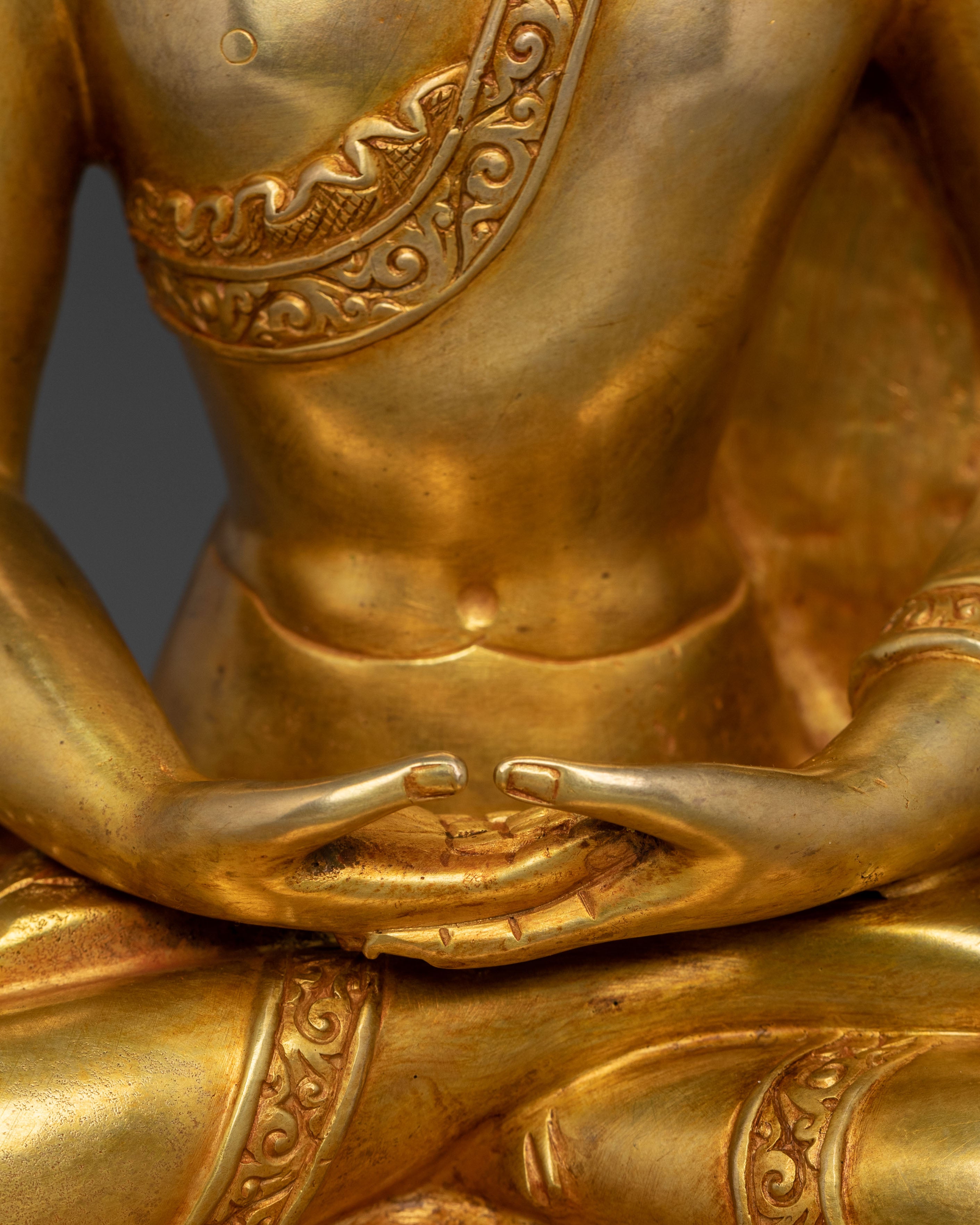 Pure Land Buddhist Statue of Amitabha Buddha: Buddhist Decor