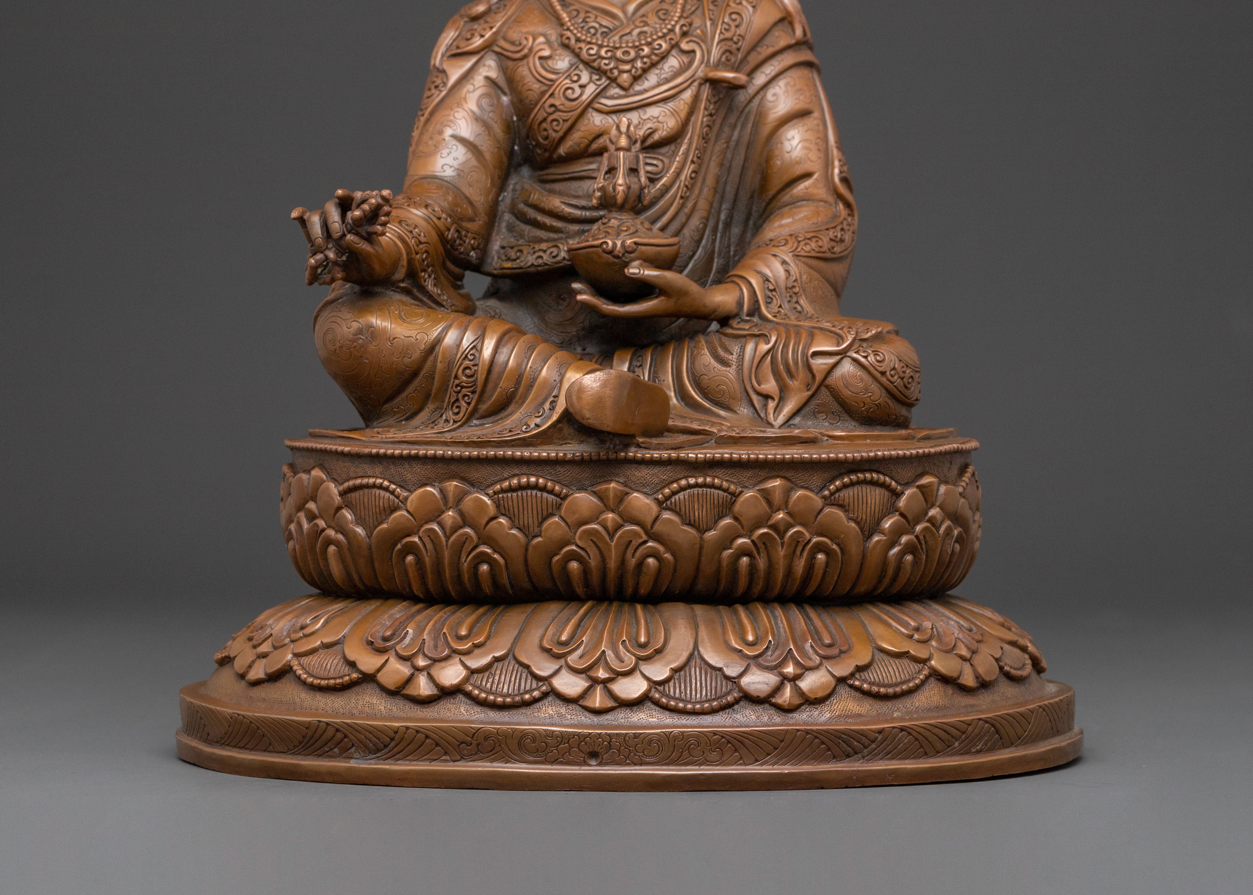 Guru Rinpoche Altar Sculpture | Spiritual Decor