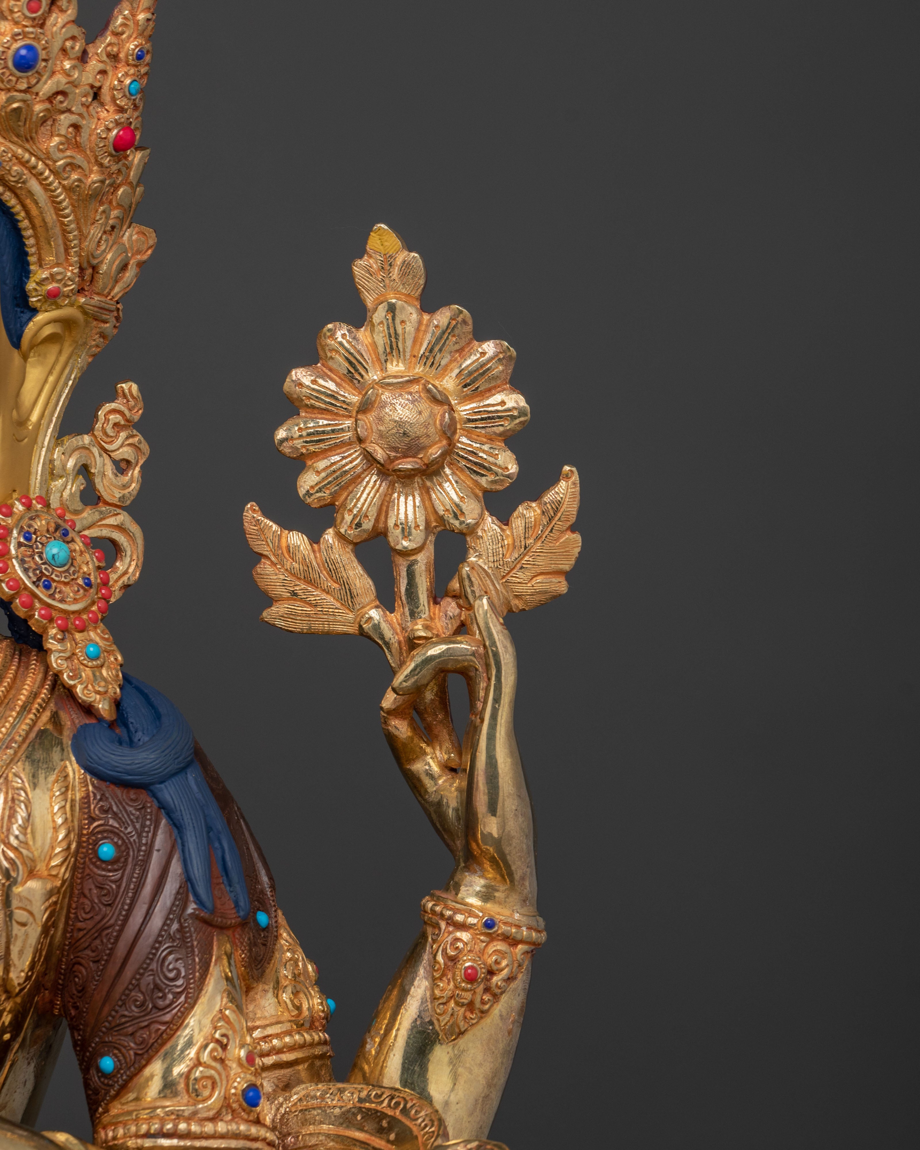 Buddha Dharma Sangha Spiritual Set | Sacred Figurine