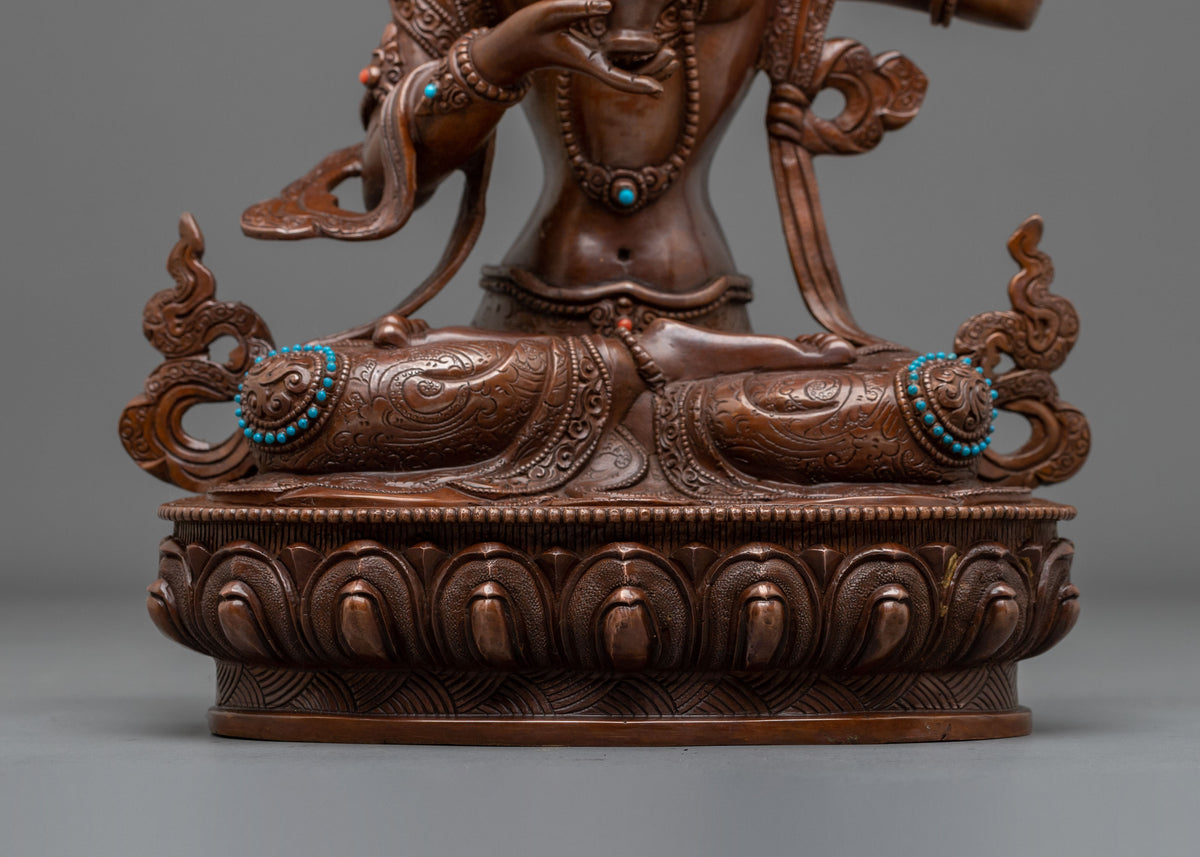 Sherab Chamma Figurine | Oxidized Copper Sculpture