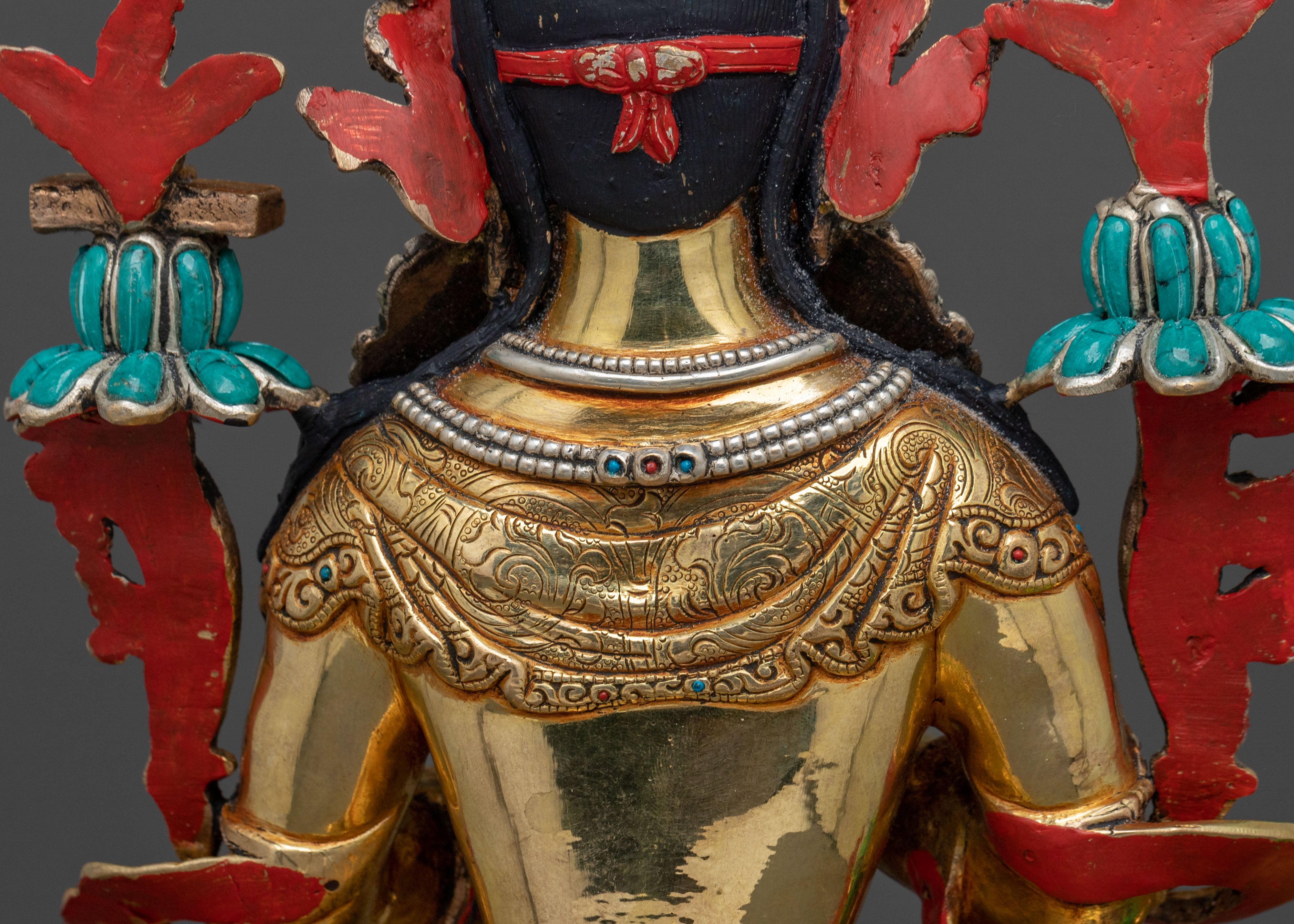 Simhanada Manjushri Statue | Home Decor