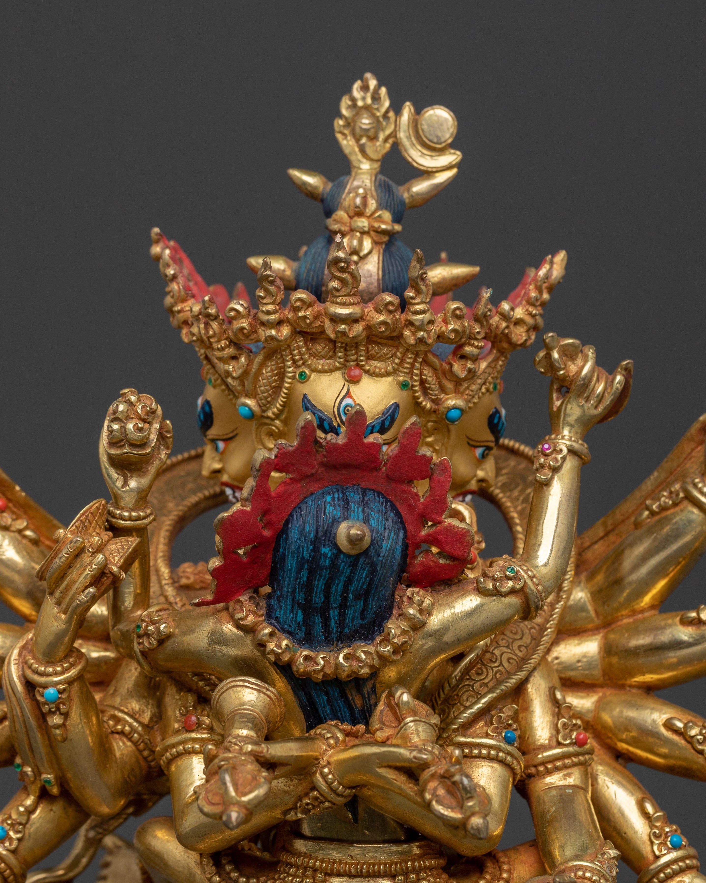 Chakrasamvara Statue with Vajravarahi | Sacred Union
