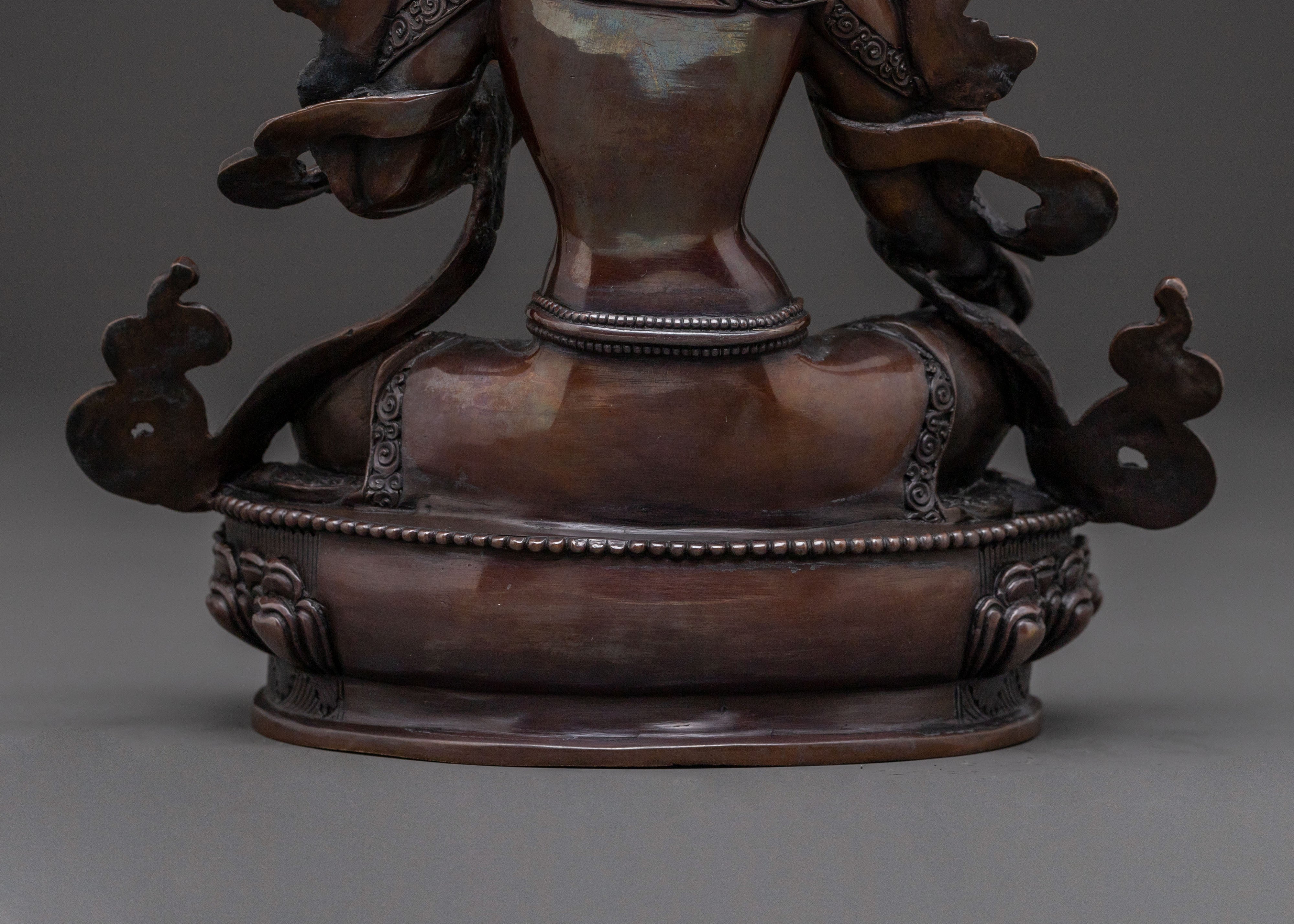 Golden Green Tara Statue: Mother of Liberation