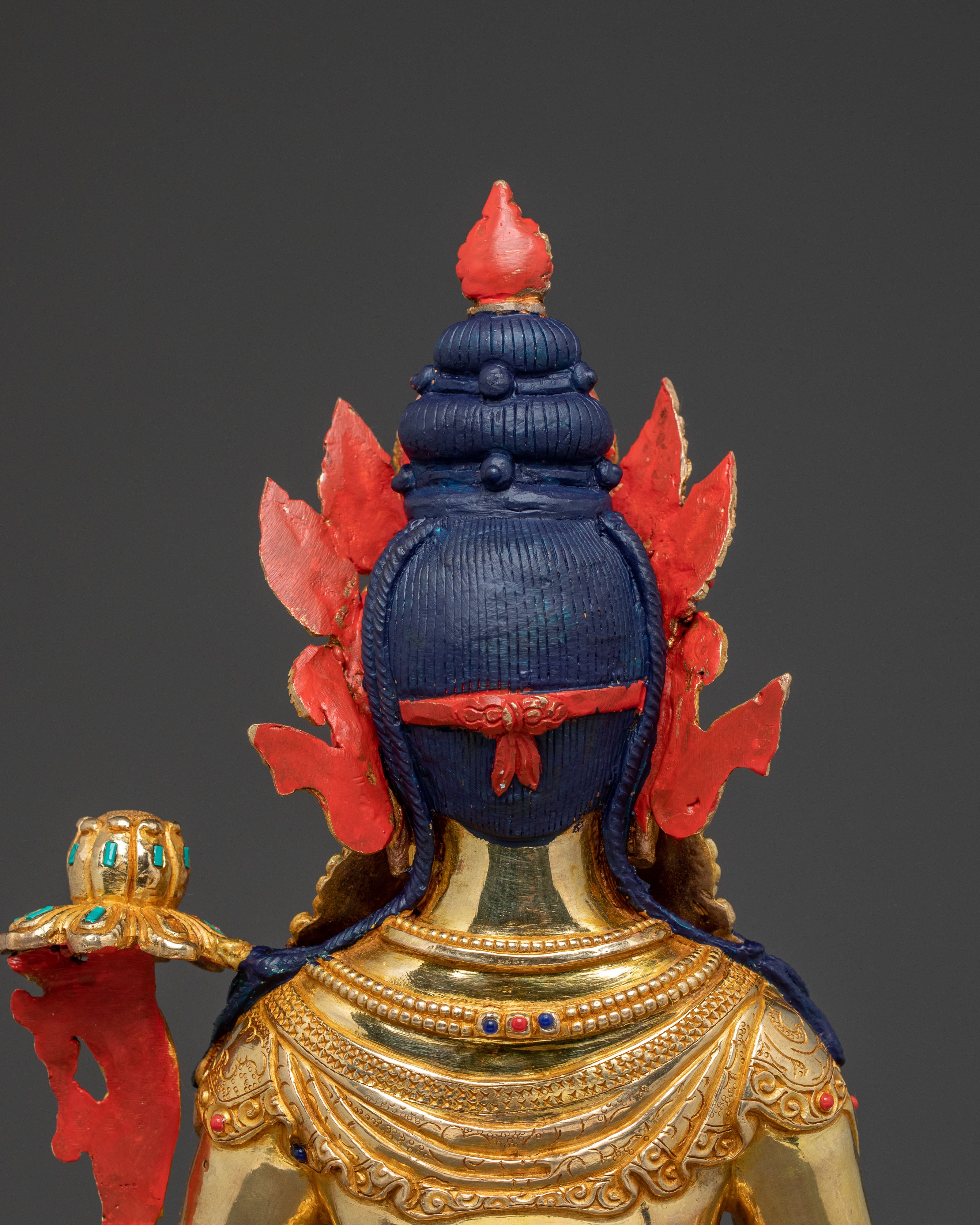 Simhanada Manjushri and Samanthabhadra Statue Set | Nepali Artistry