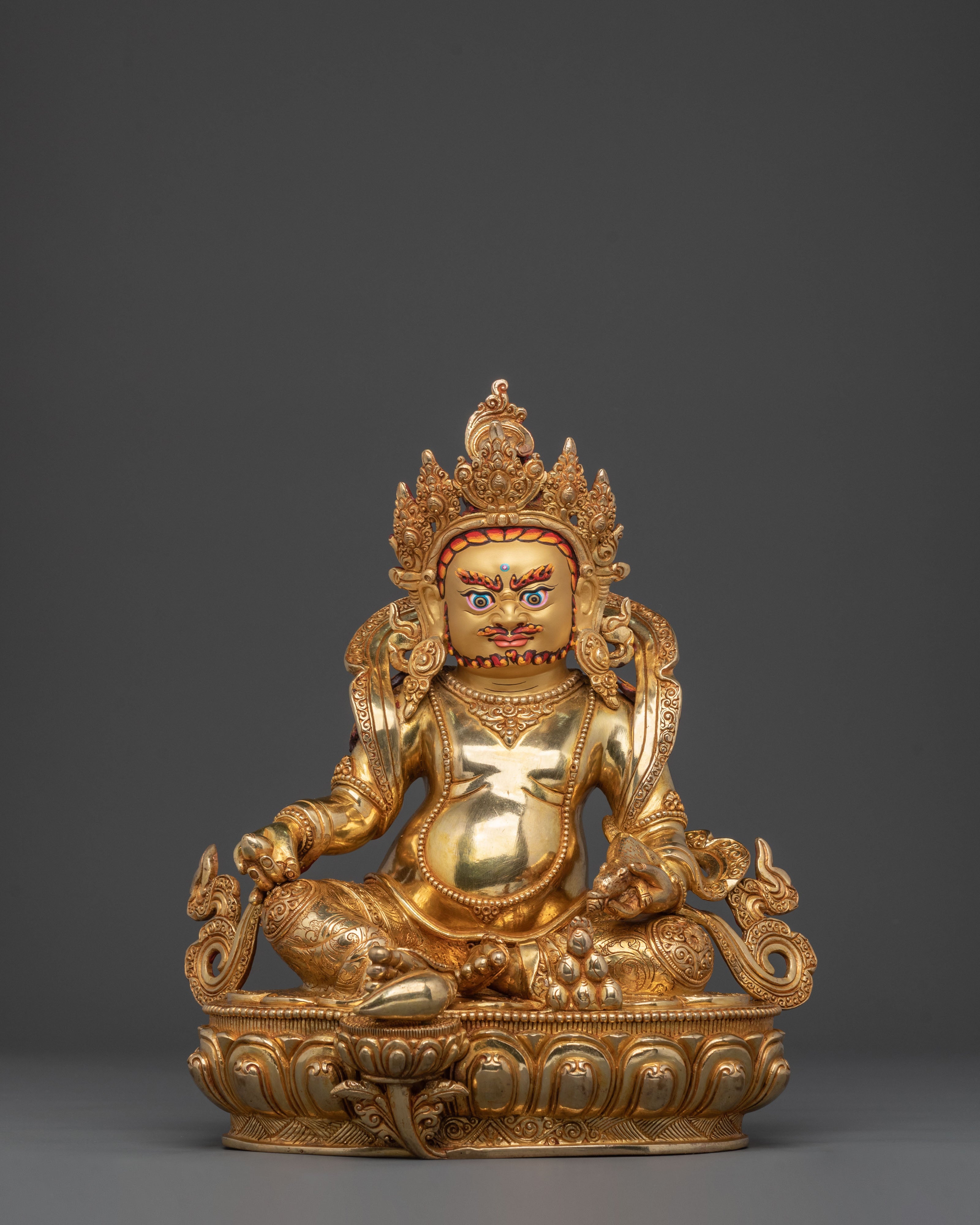 Dzambhala Statue: The Golden God of Wealth