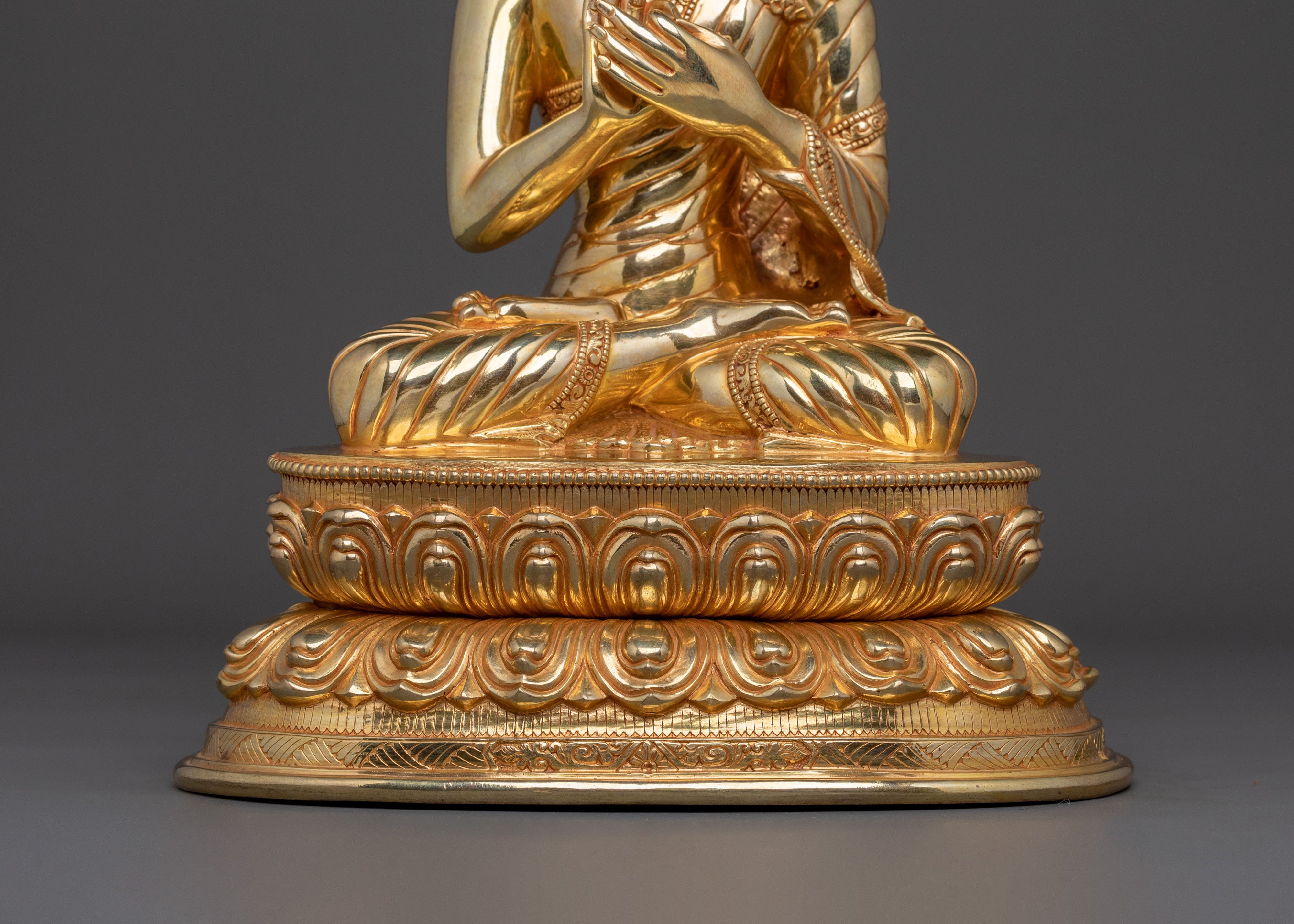 Handcrafted Vairocana Statue | Tibetan Buddhist Icon