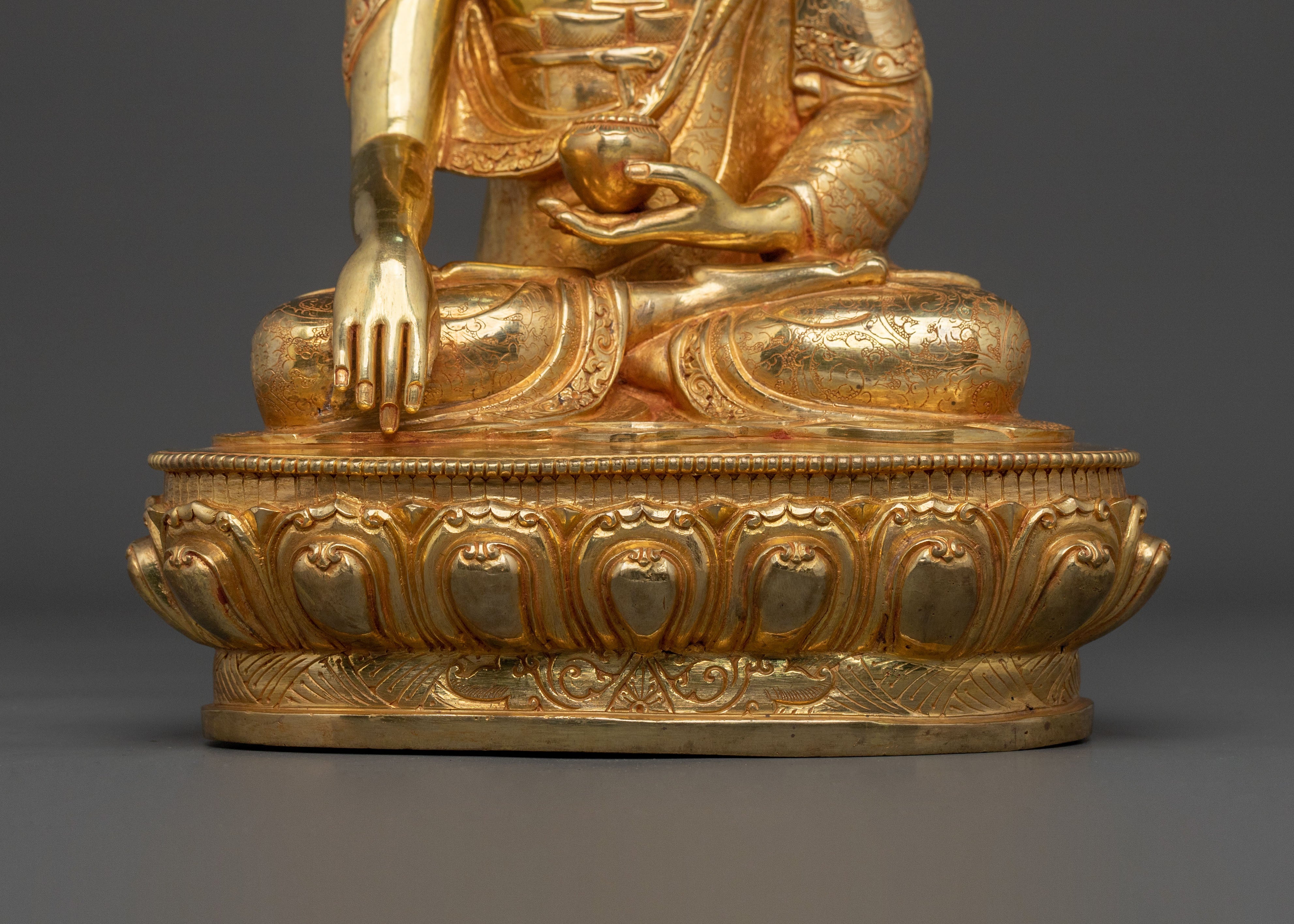 Shakyamuni Buddha Sculpture | Himalayan Figurine
