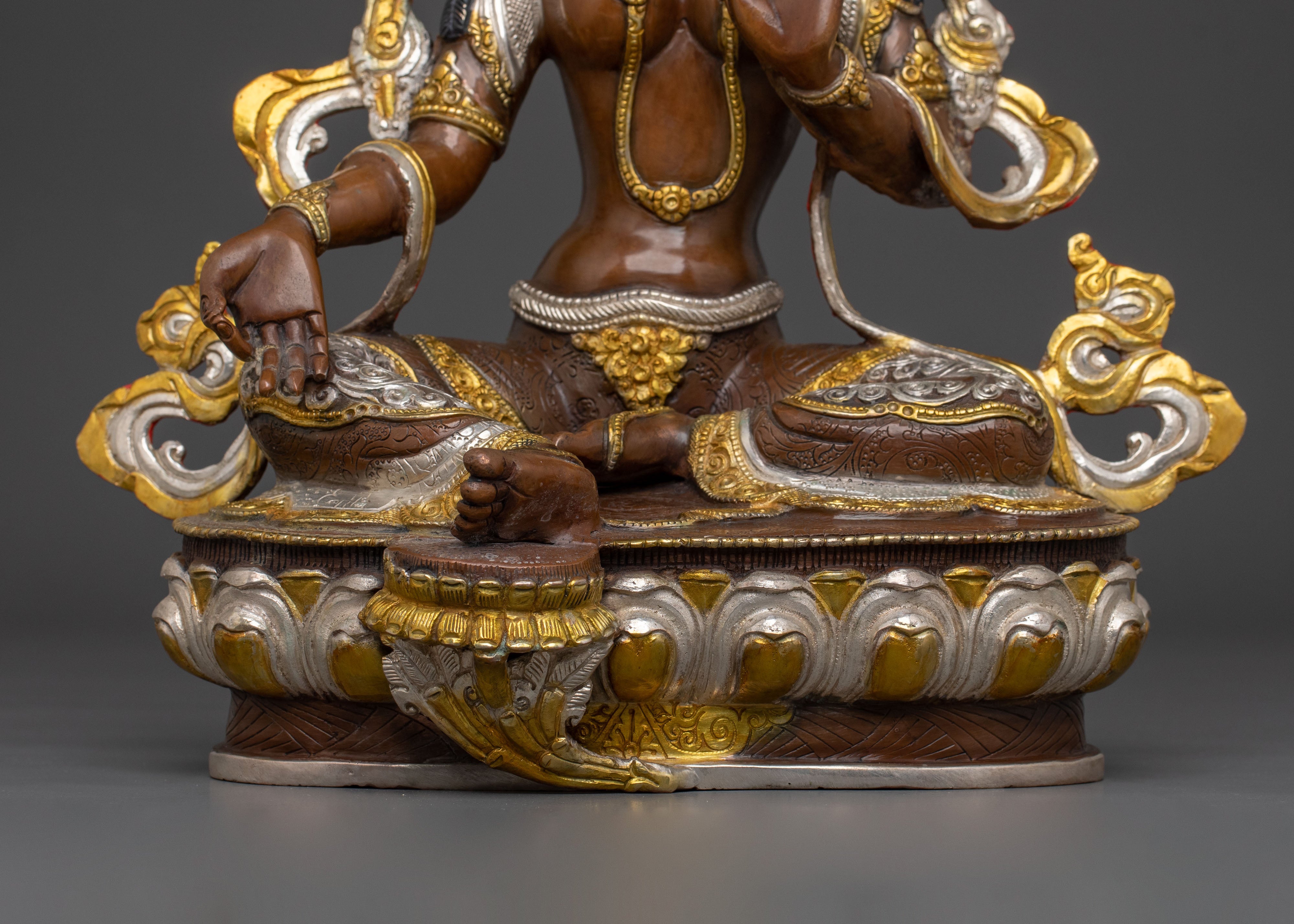 Green Tara Buddhist Guardian Statue | Sacred Protector and Guide to Liberation