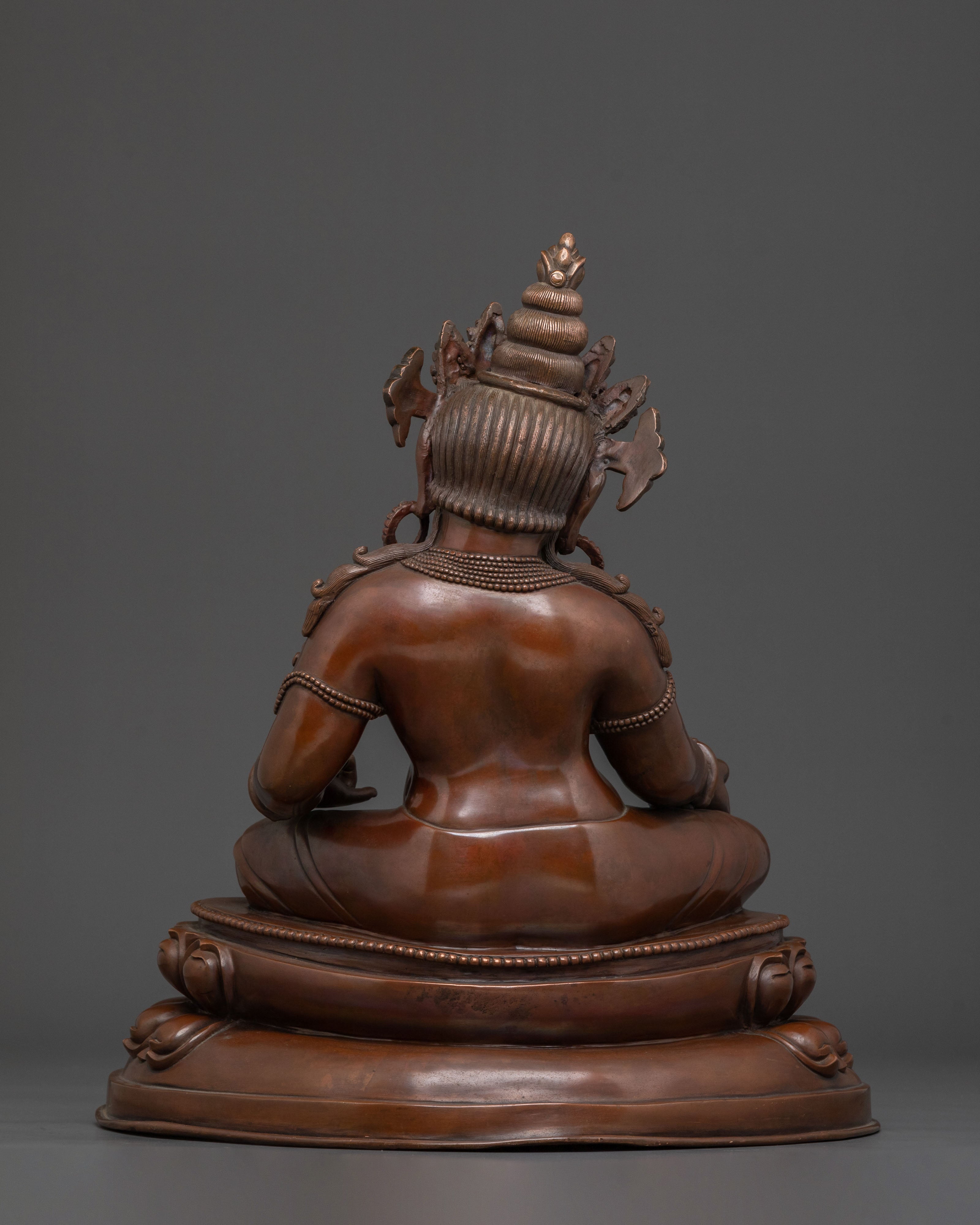 Handmade Dzambhala Statue | Tibetan Buddhist Figurine