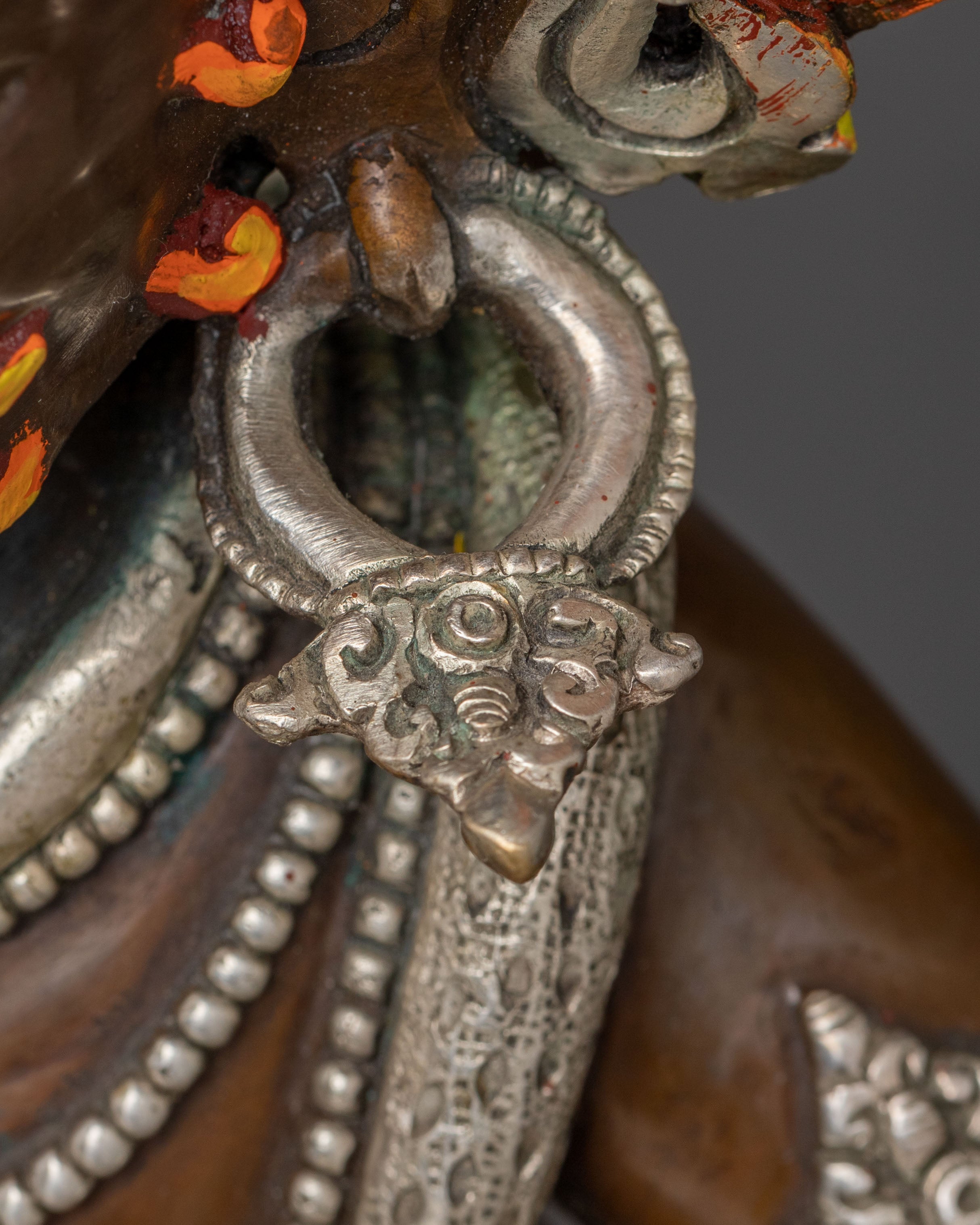 Black Dzambhala Handcrafted Statue – Oxidized Copper