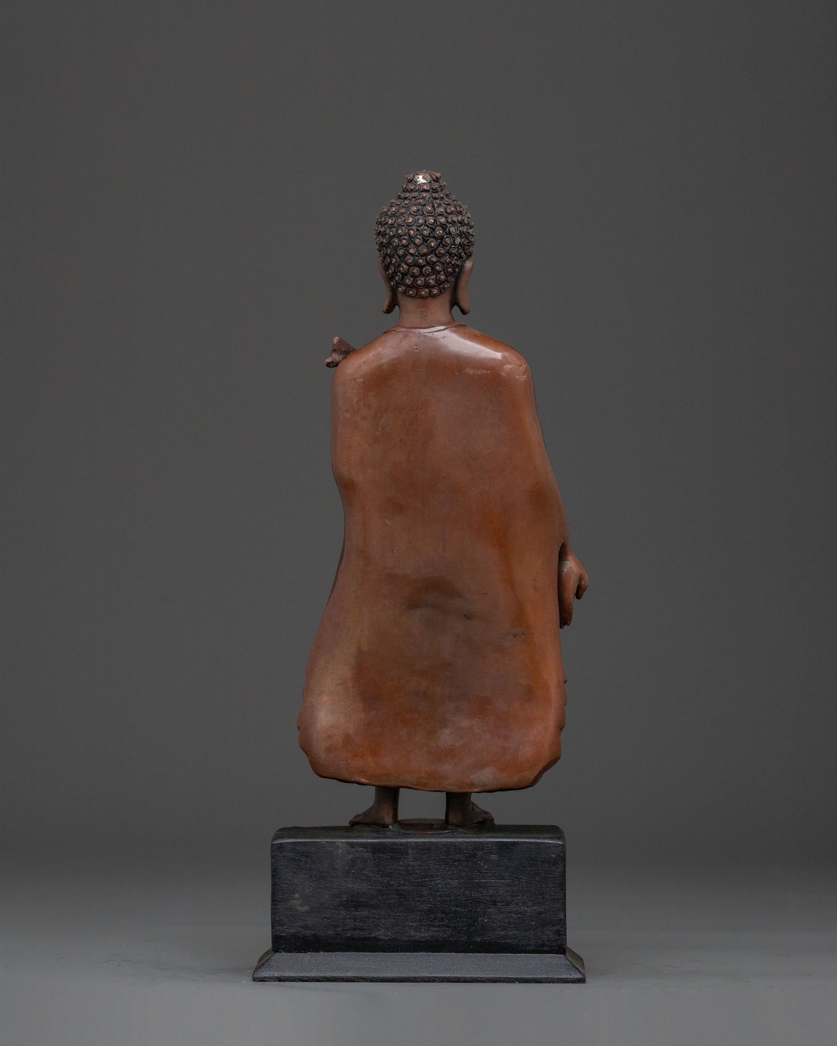 Dipankara Buddha Altar Statue | Oxidized Copper Figure
