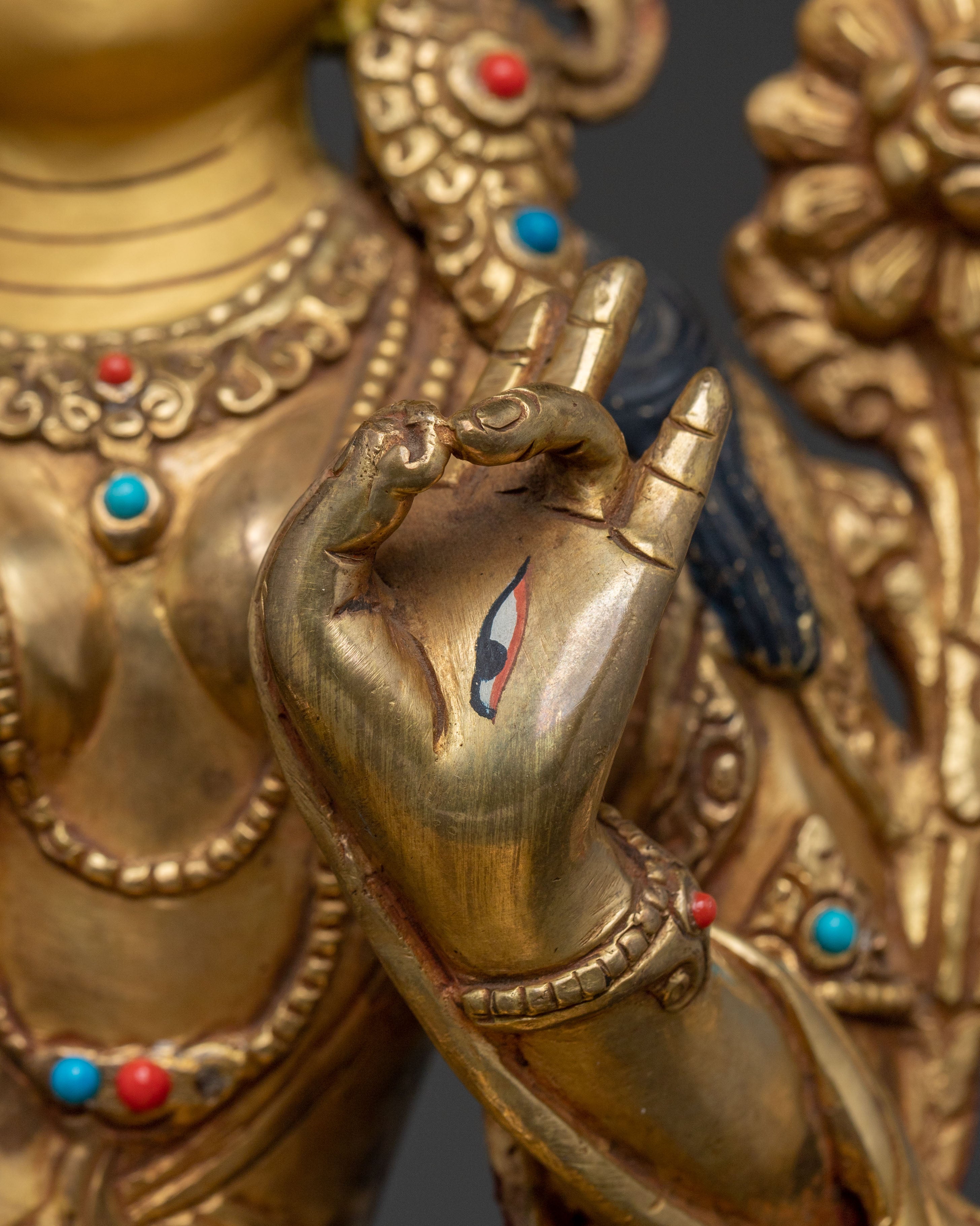 Handcrafted White Tara Statue | Spiritual Figurine