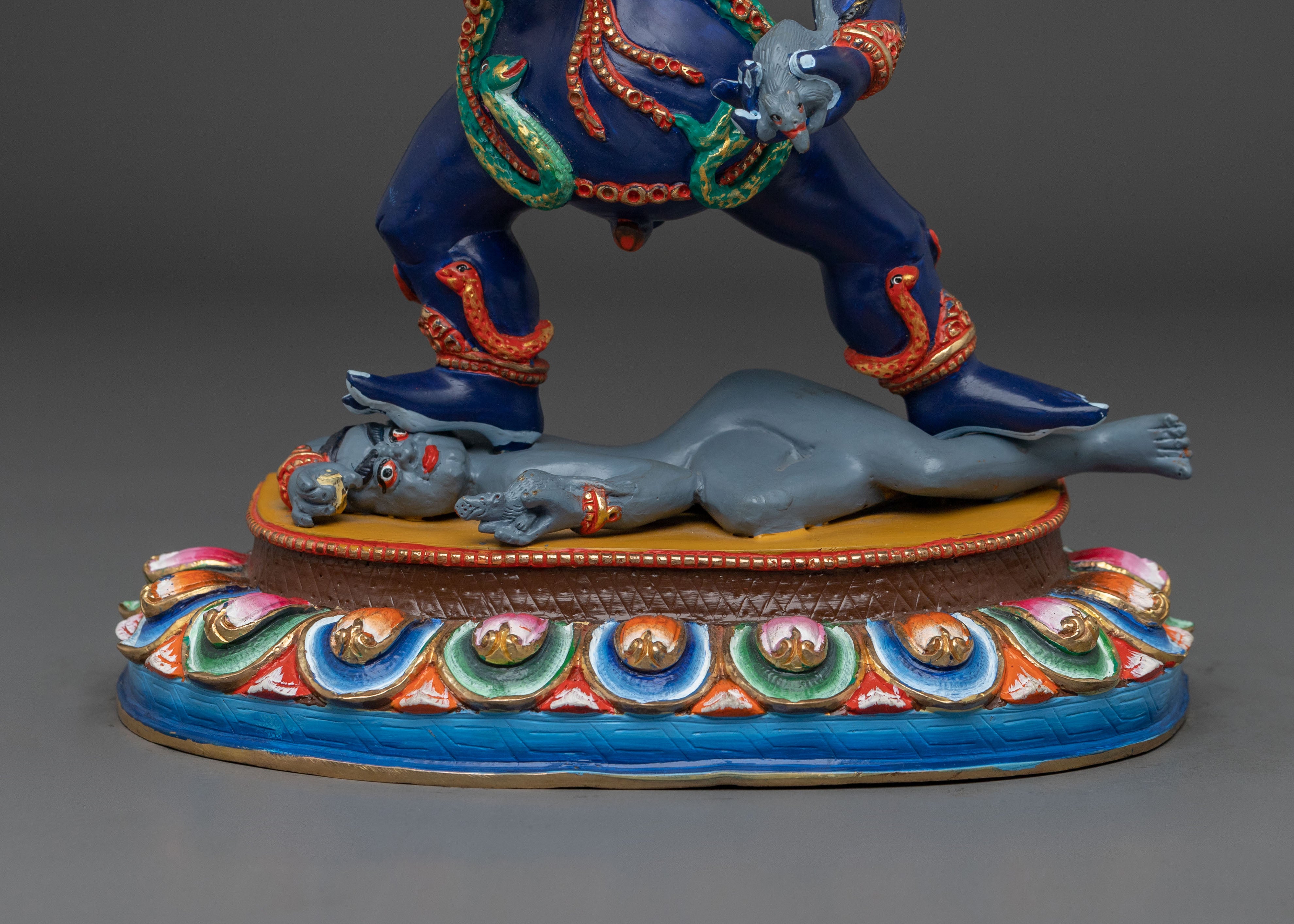 Black Dzambhala Statue  | Tibetan Wealth Deity