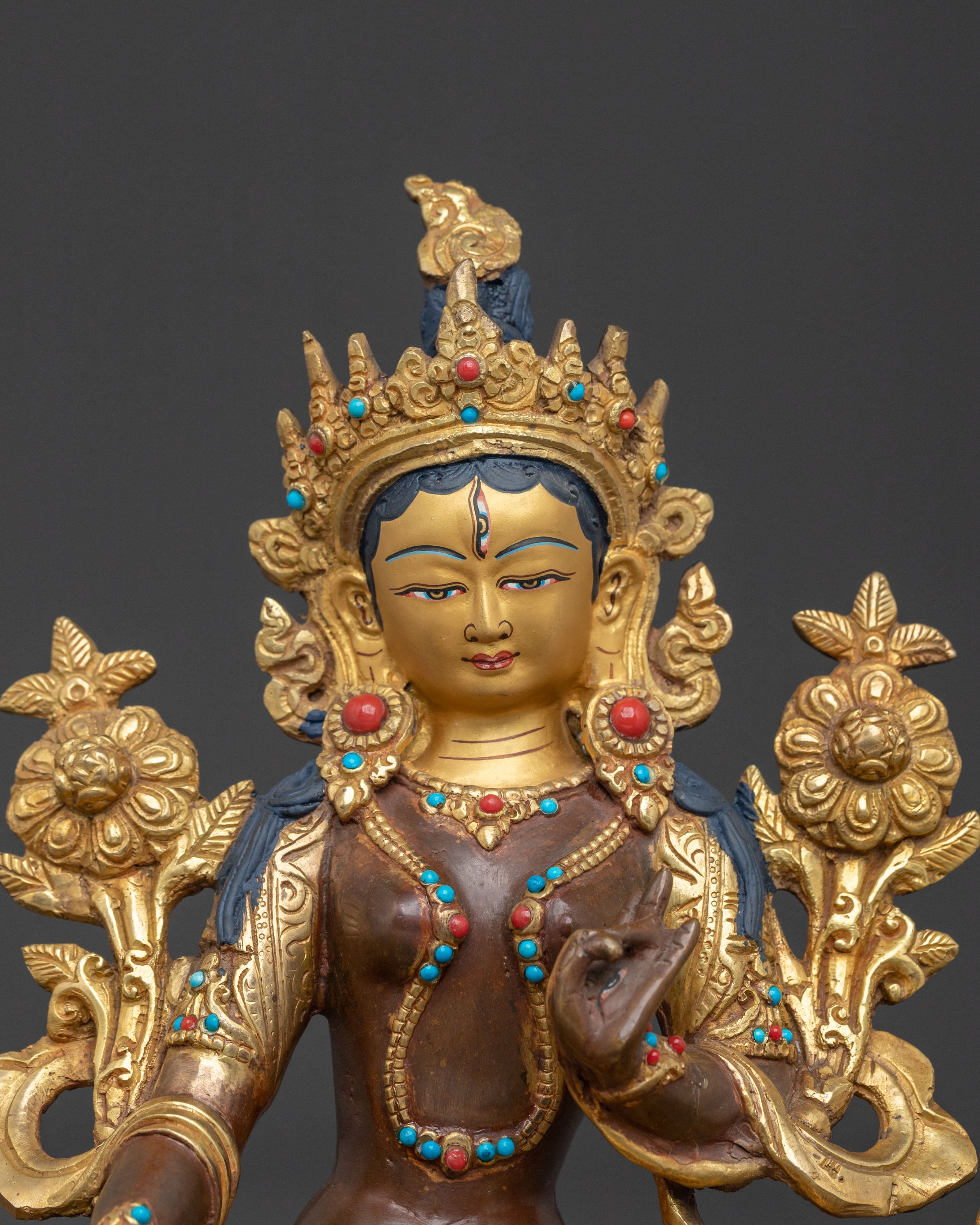 White Tara Sacred Statue | Buddhist Protector