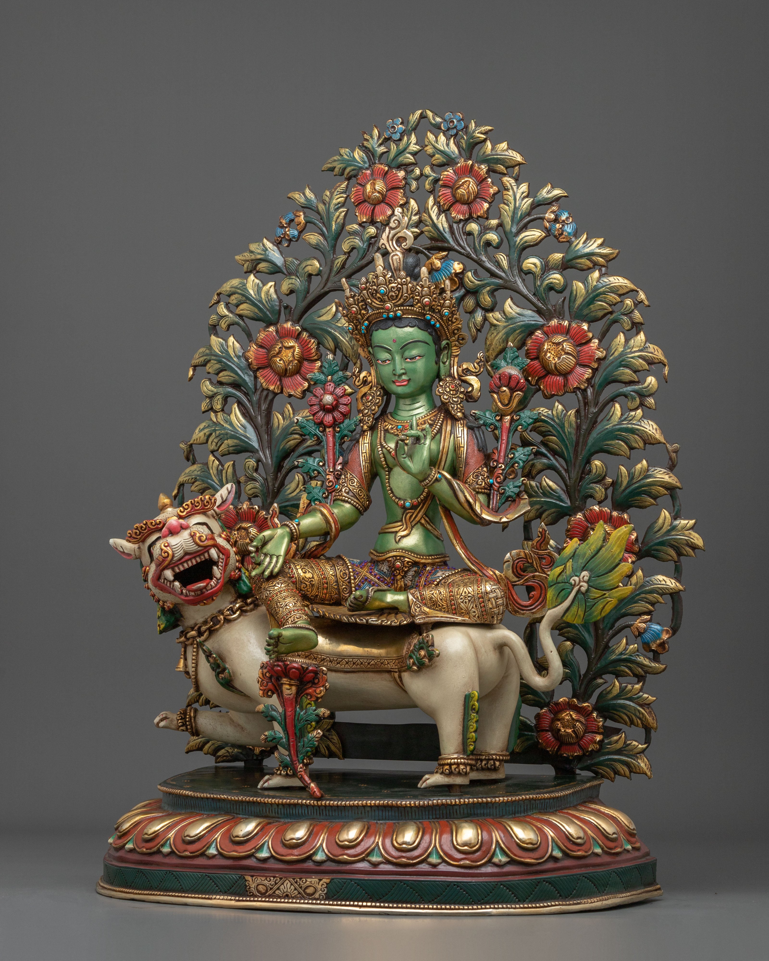 Green Tara Statue | Handcrafted Protector Figurine