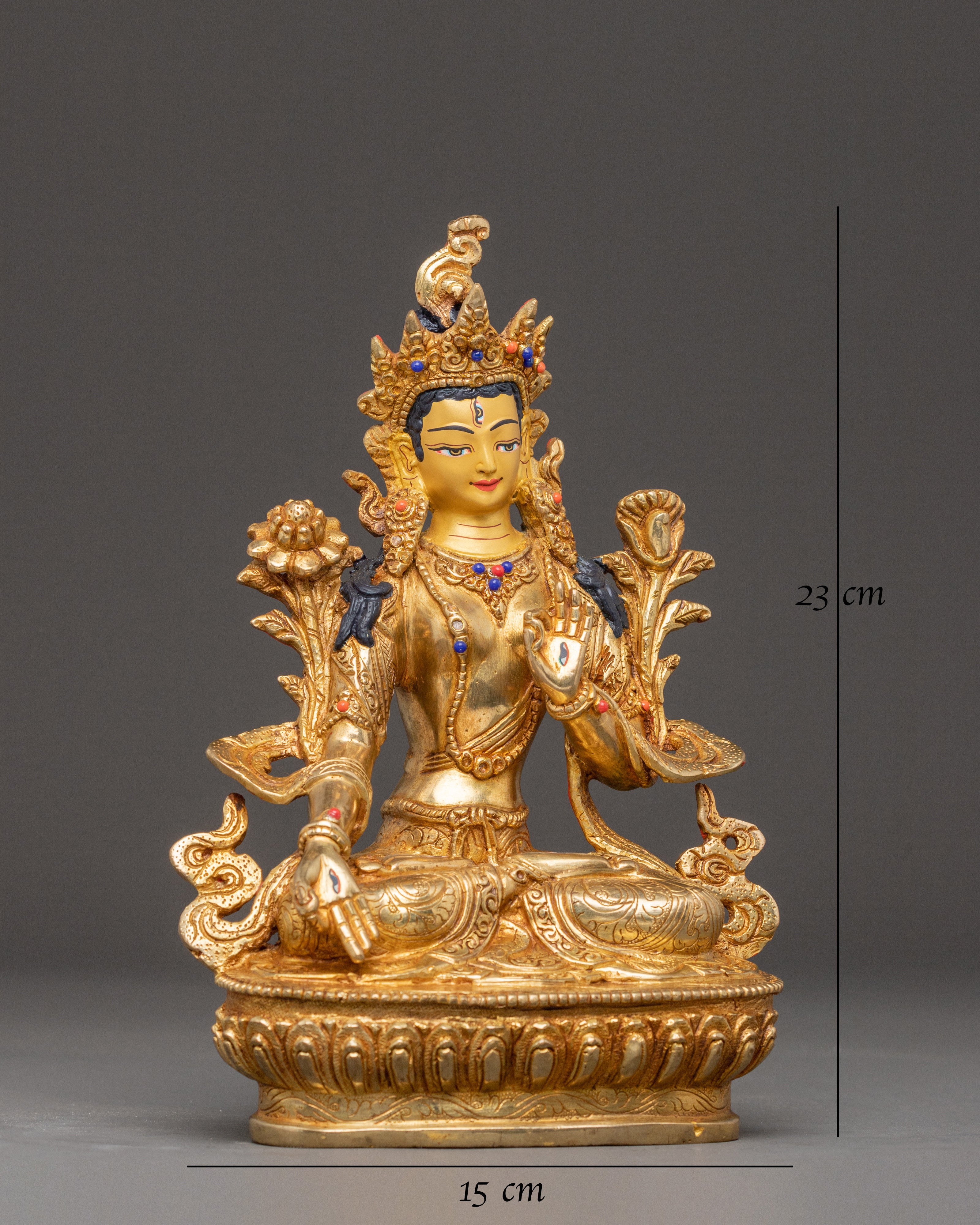 Goddess White Tara Handcrafted Statue 