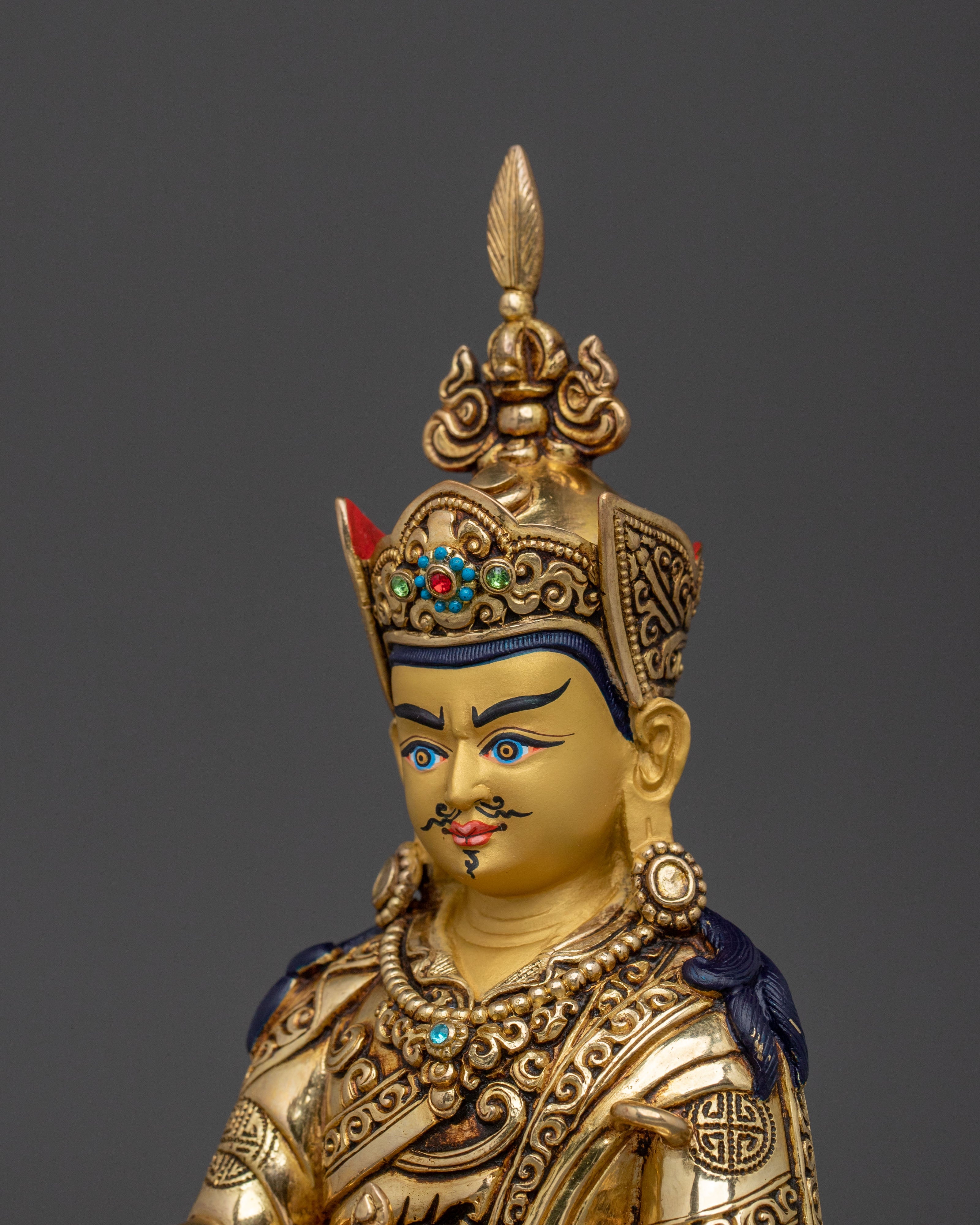 Buddhist Teacher Guru Rinpoche Statue | Founder of Tibetan Buddhism