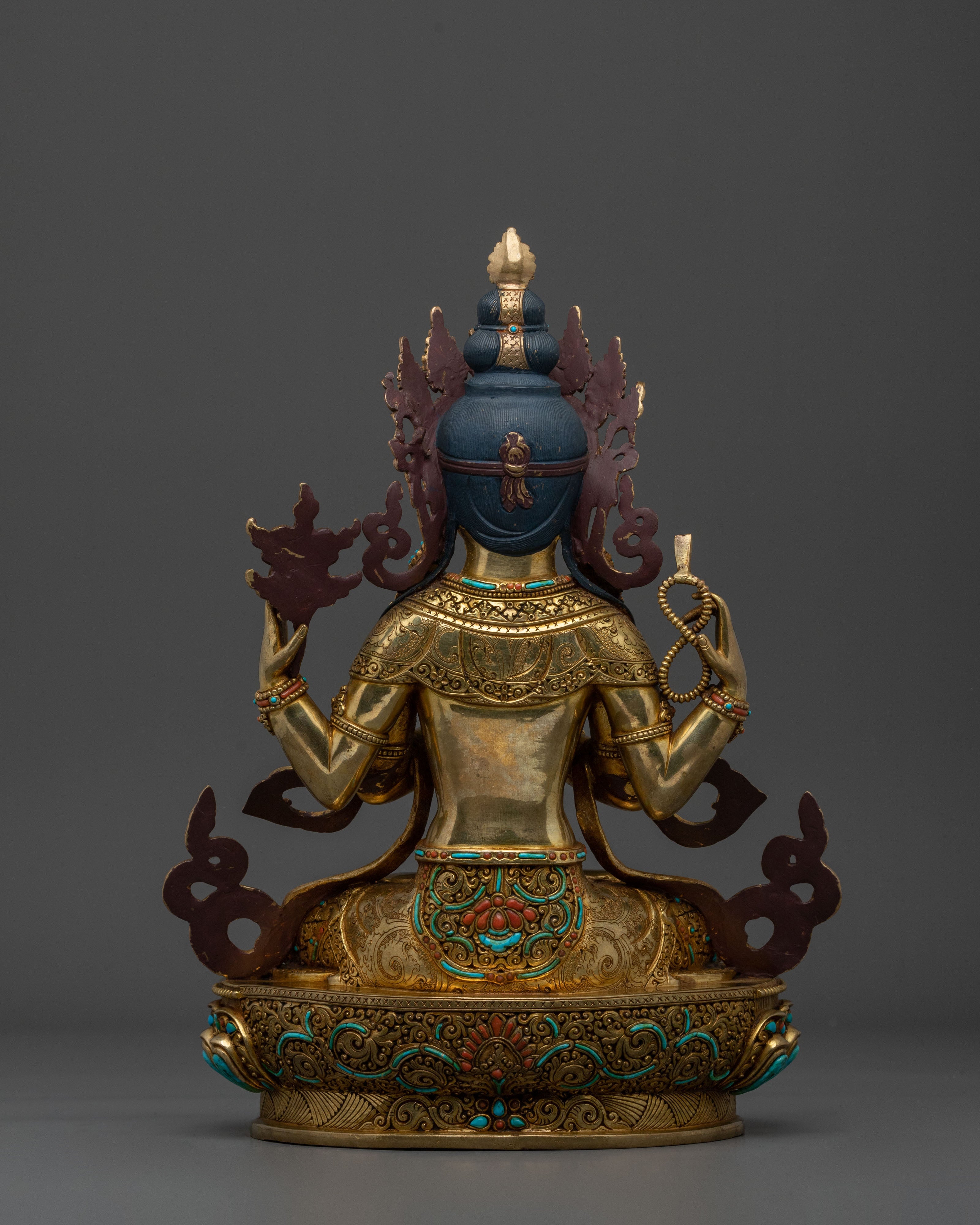 Tibetan Chenrezig Sacred Statue | Divine Figurine
