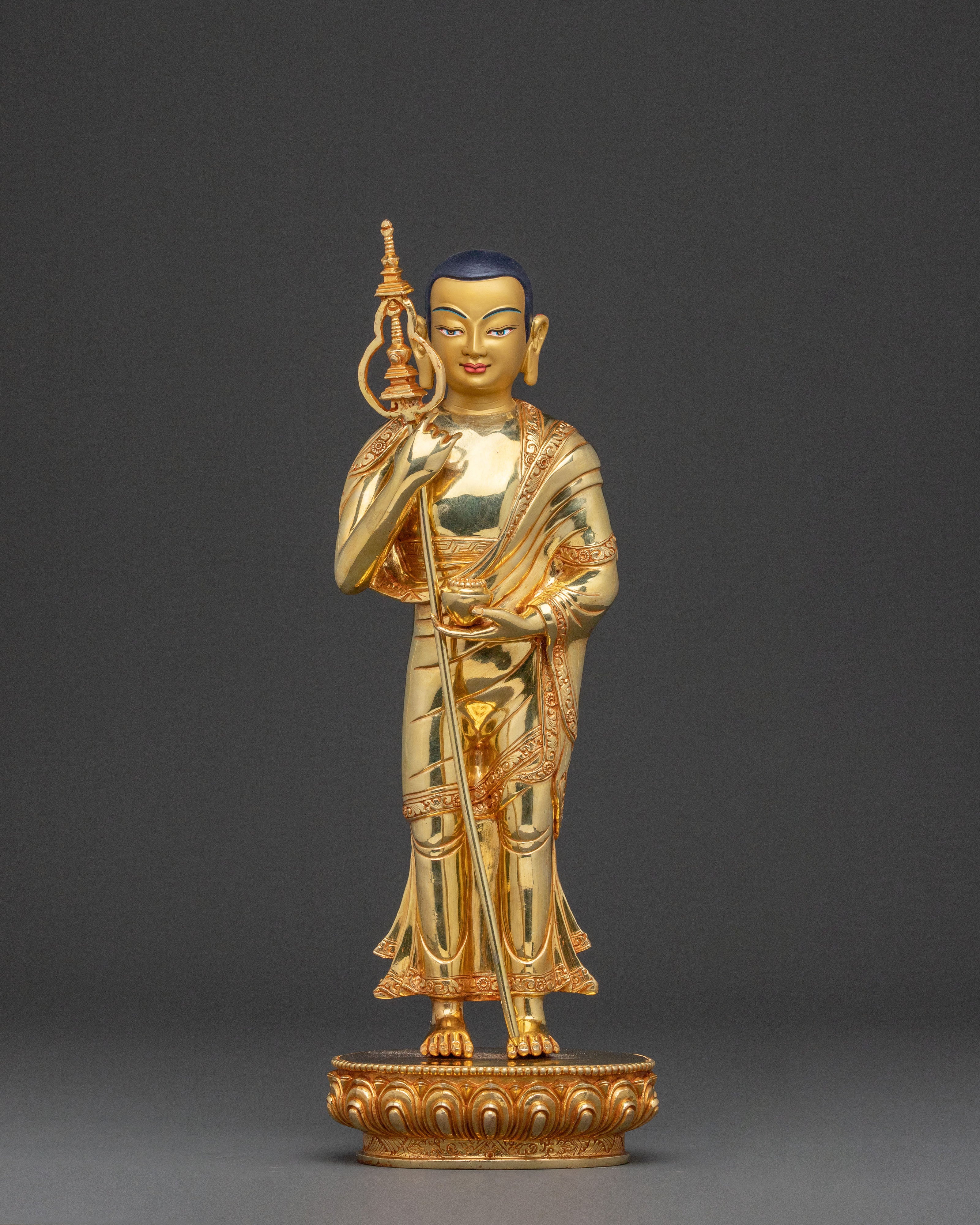 Serene Disciples Sculpture of Shakyamuni Buddha for Altars