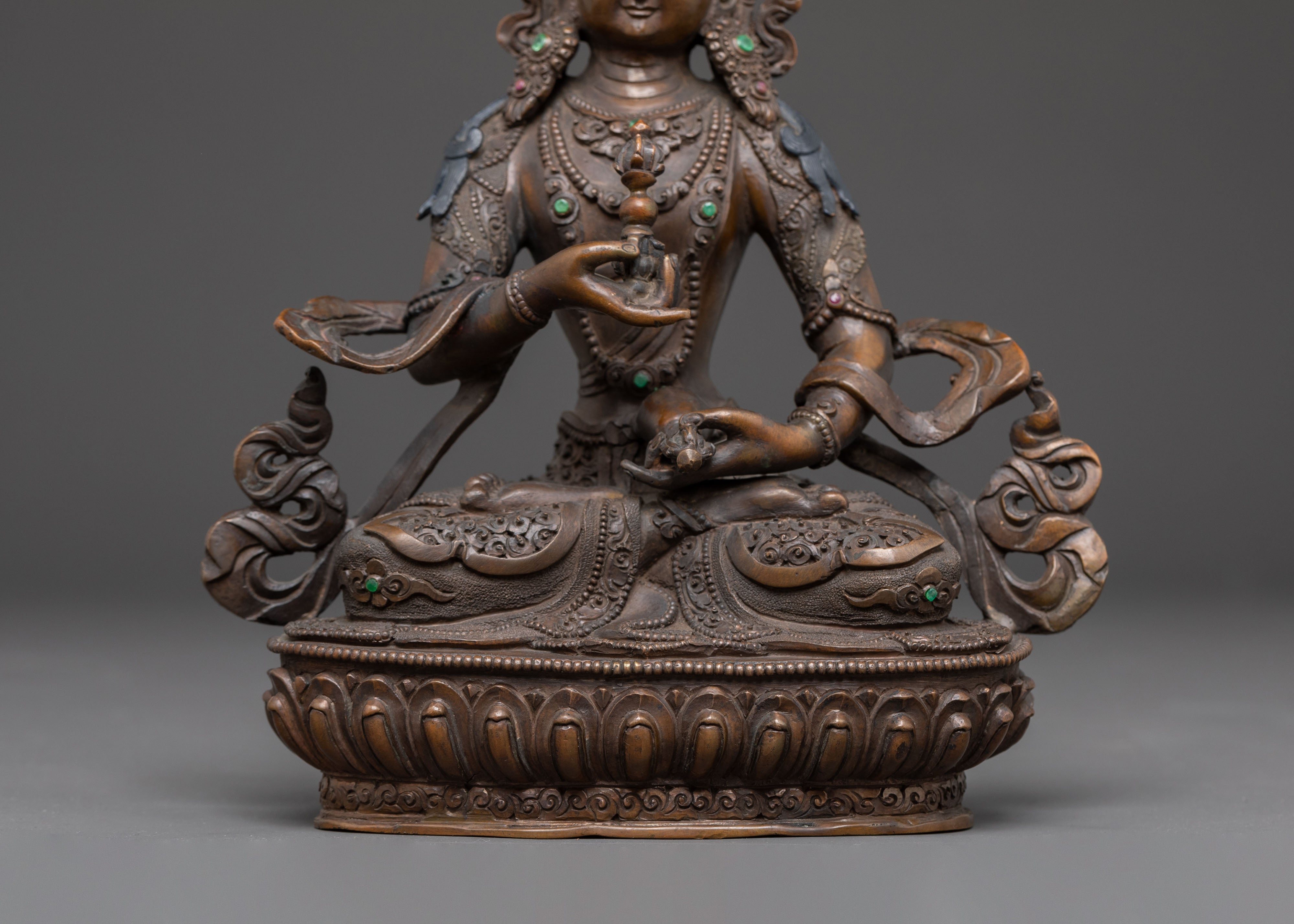 Handcrafted Copper Statue of Vajrasattva | Spiritual Purification