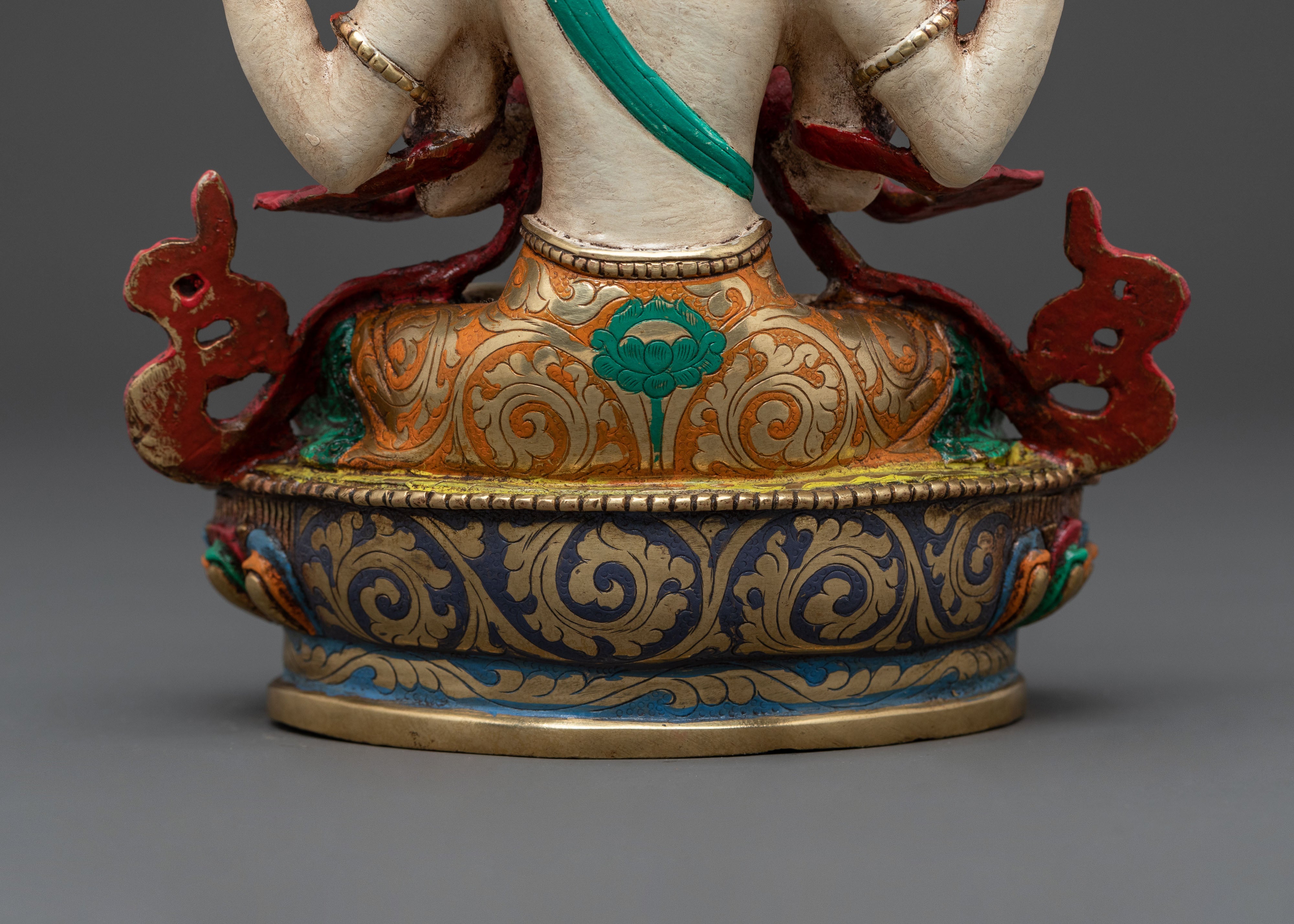 Enlightened Compassion Chenrezig Statue | Buddhist Decor