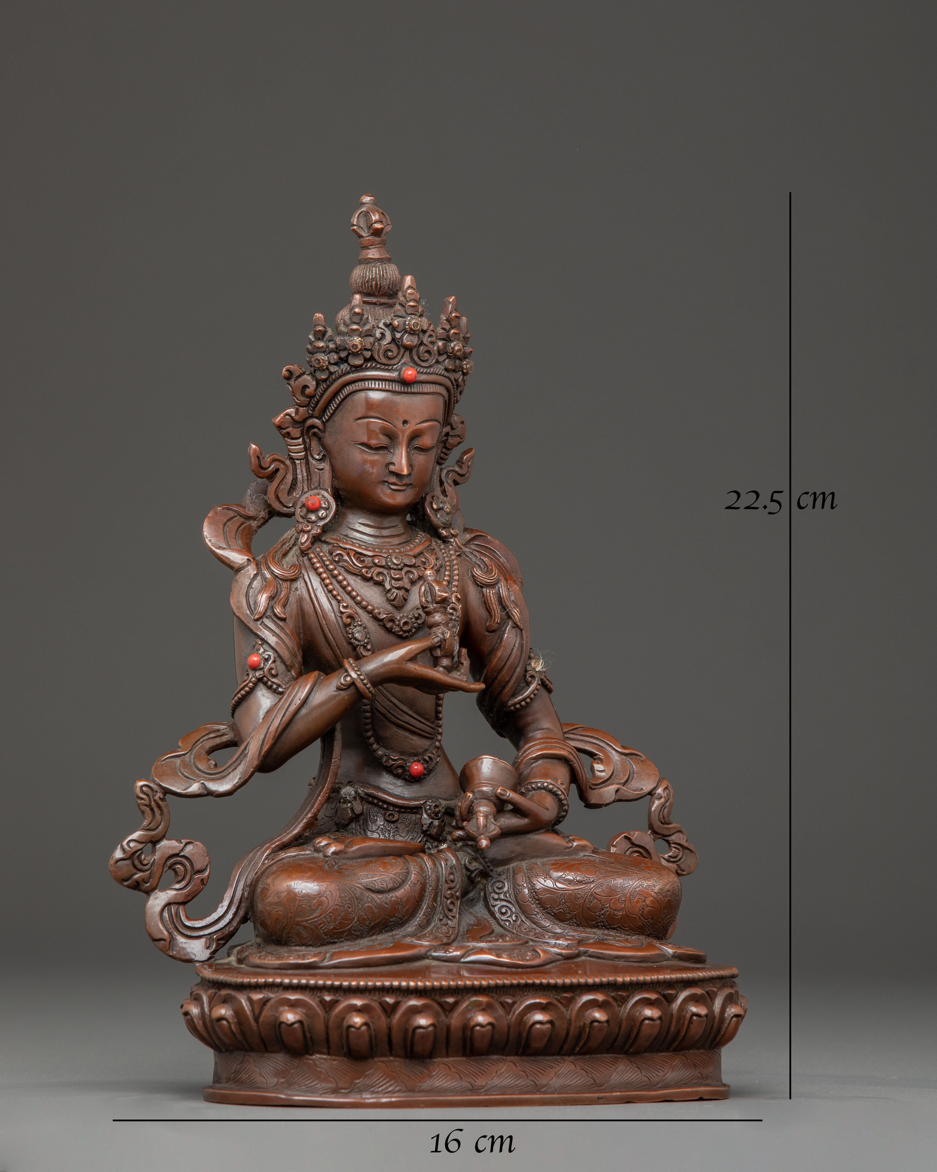 Handmade Buddhist Vajrasattva Statue | Meditation and Altar Decor