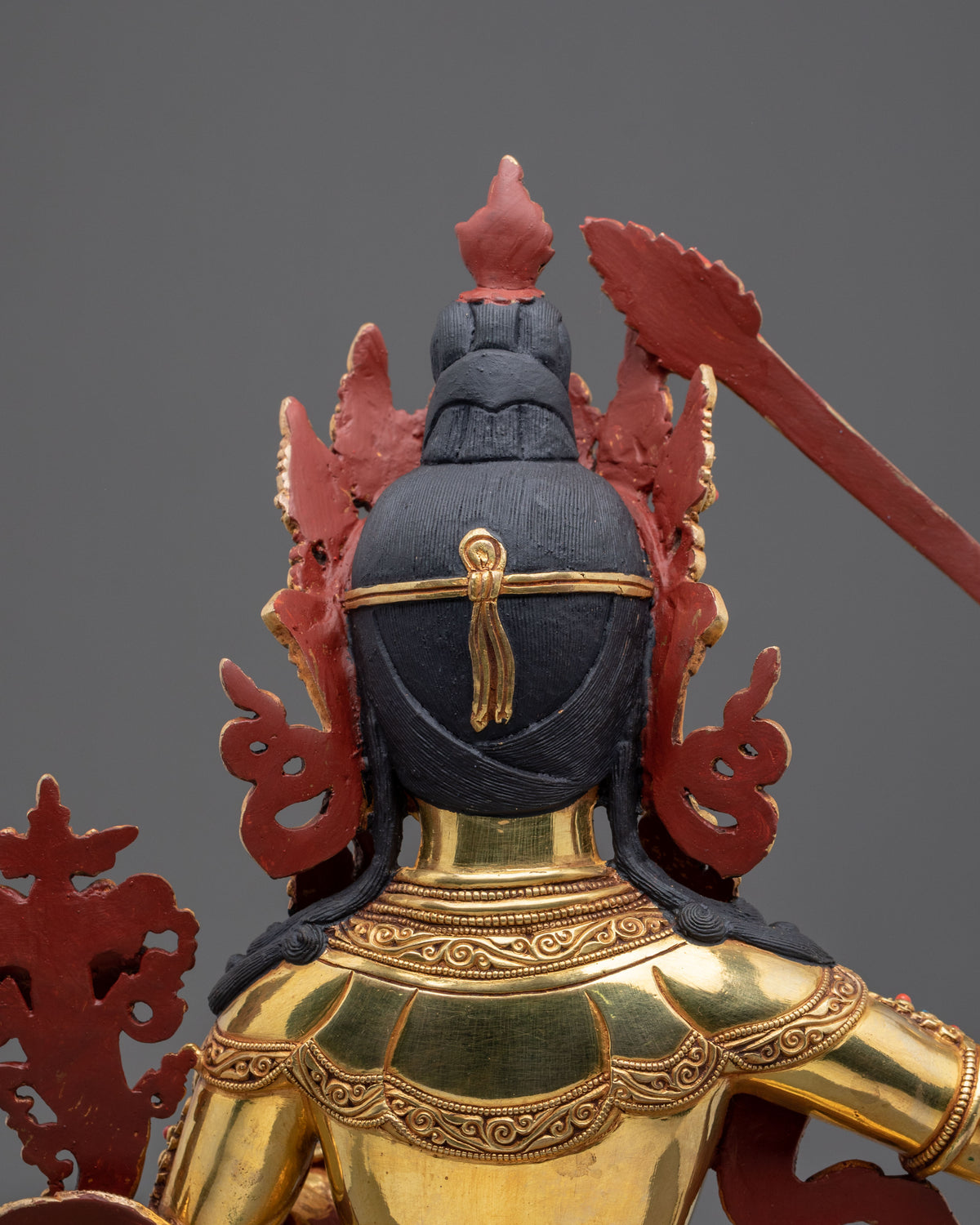 Manjushri Statue | Tibetan Bodhisattva Sacred Figurine