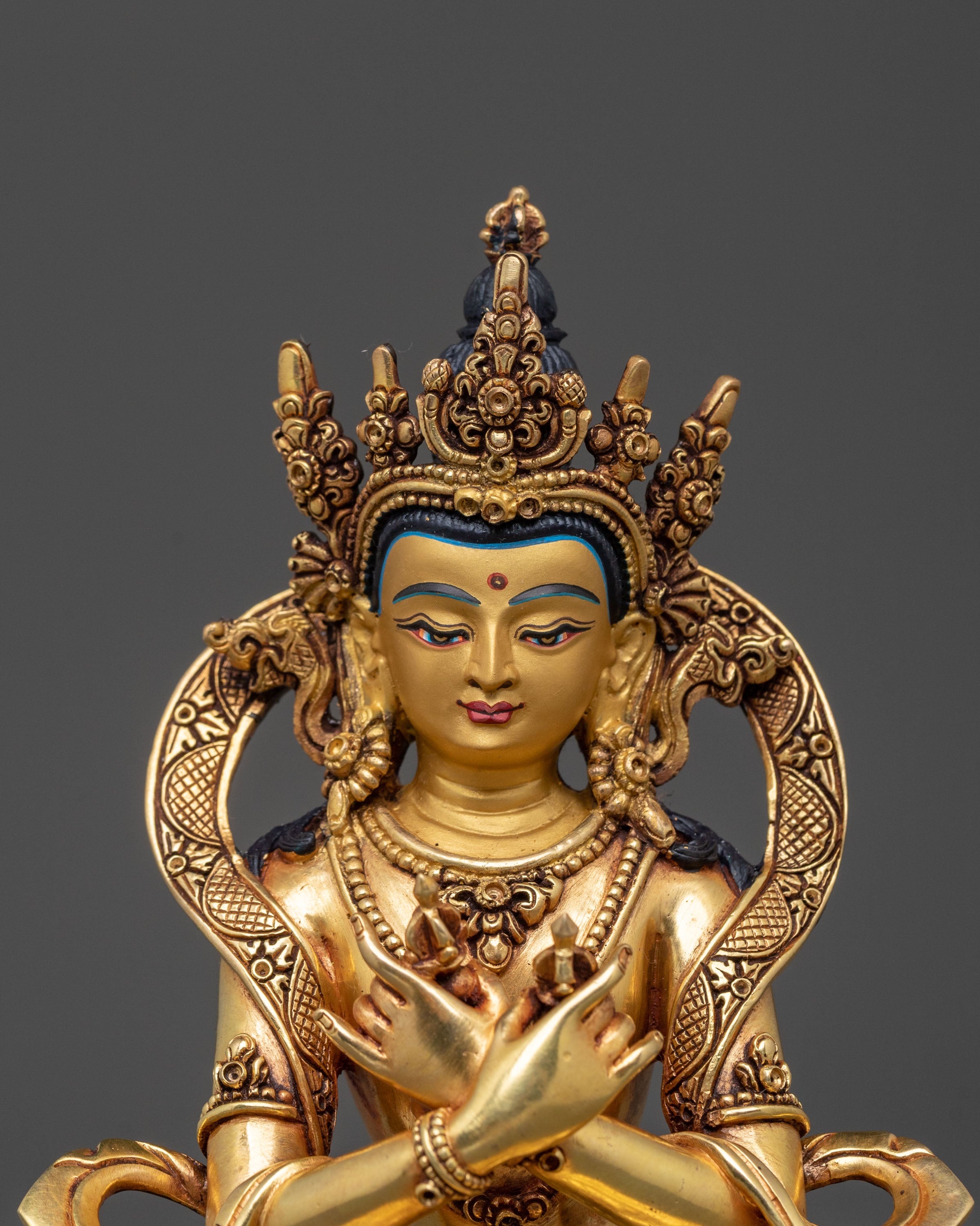 Handmade Vajradhara Sculpture: Buddhist Home Decor